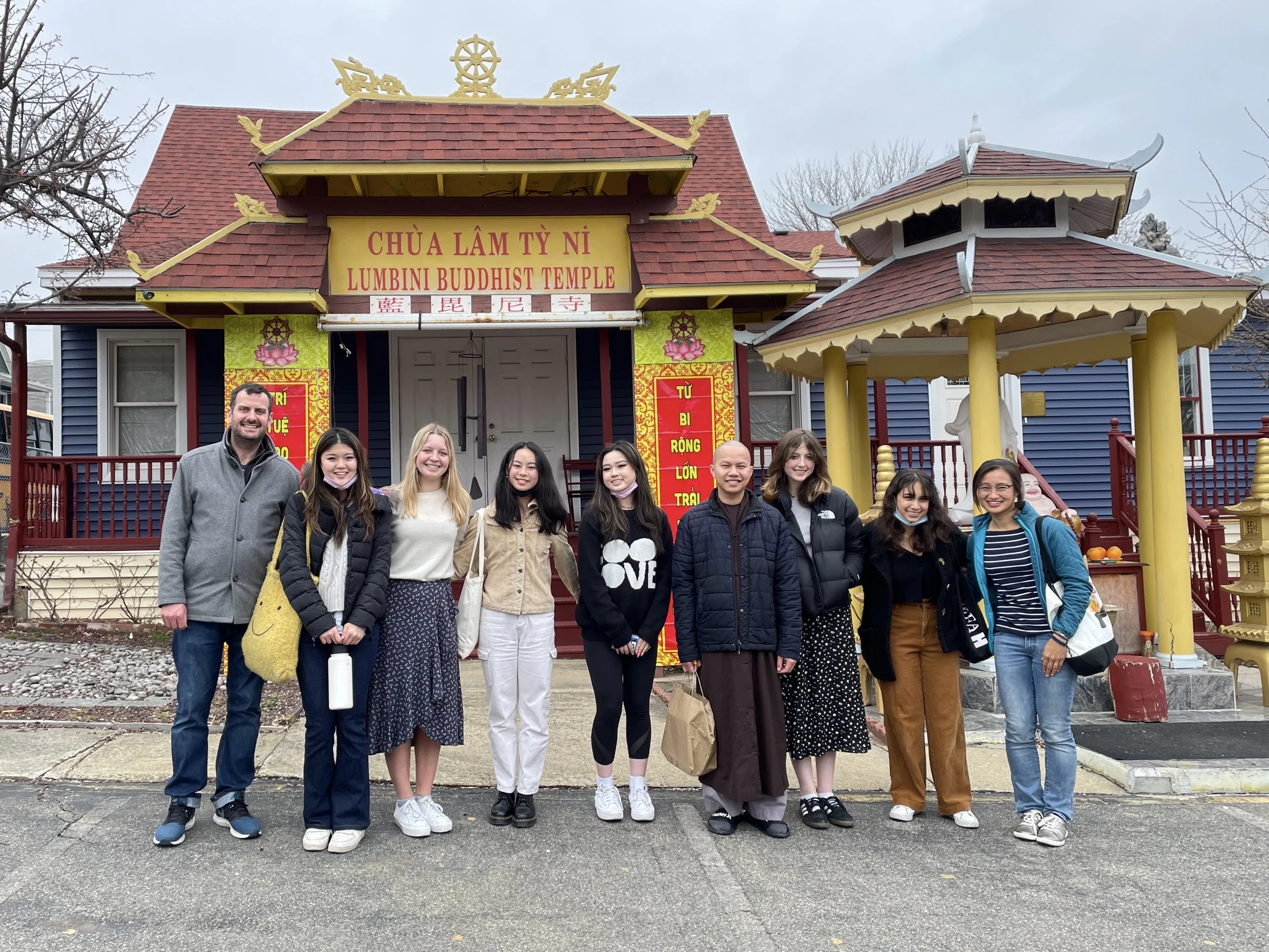 Lumbini Buddhist Temple in Lawrence.