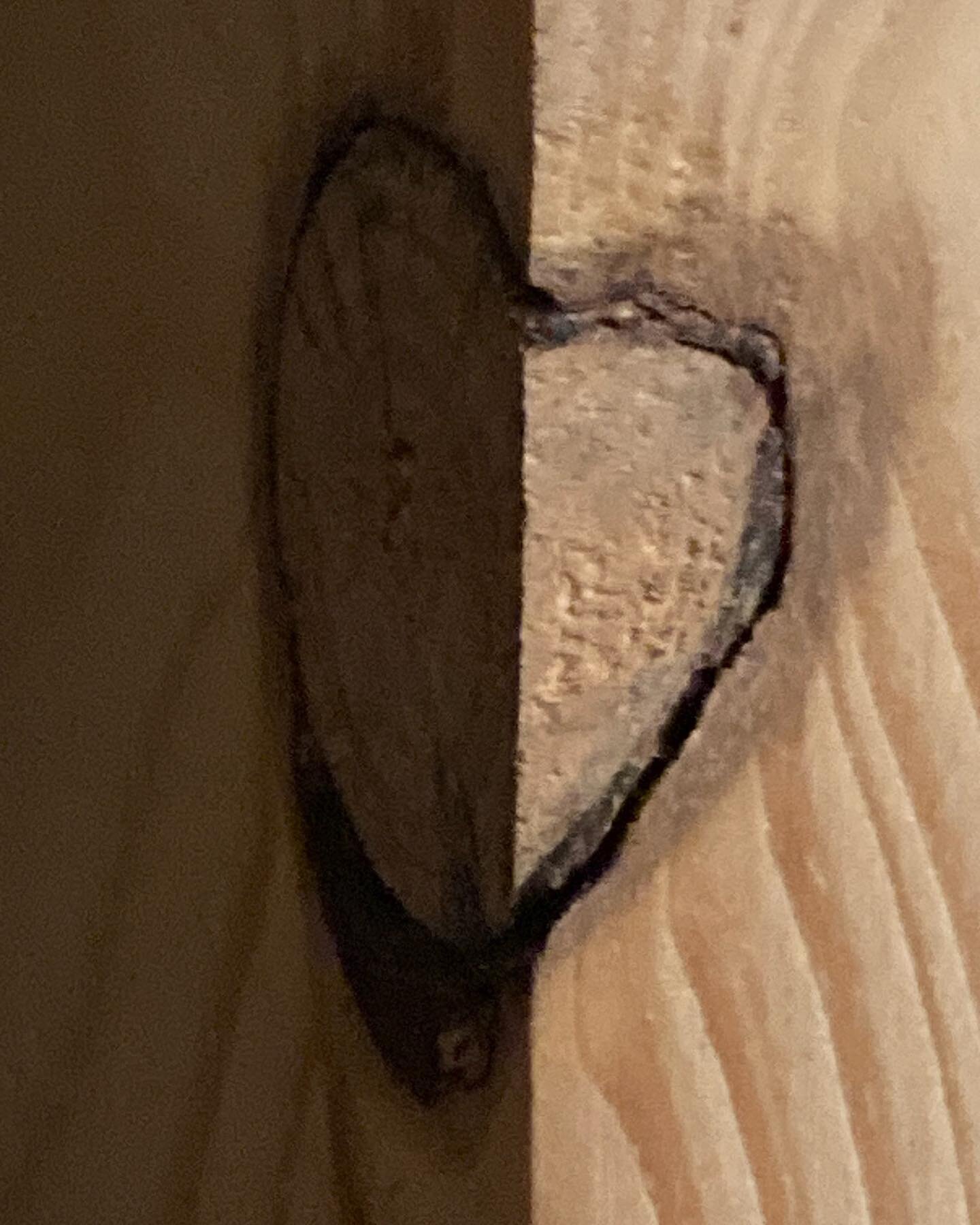Wood you be my Valentine? #woodworking #heart ❤️