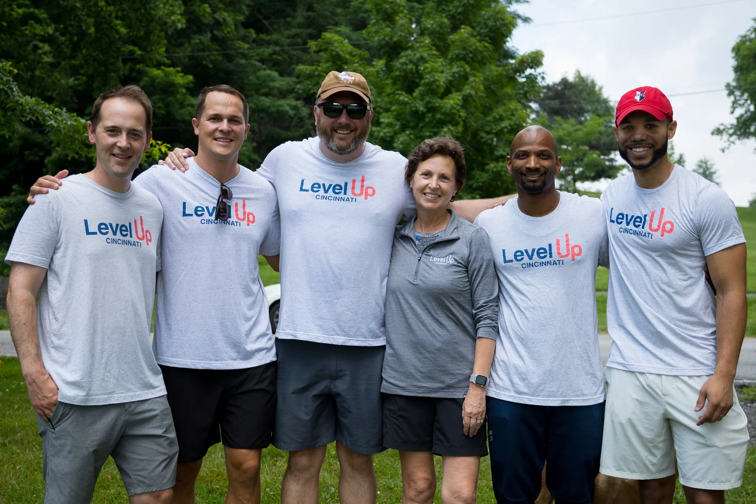 Members of the Level Up Cincinnati Board at the Inaugural Match Day Event 2023