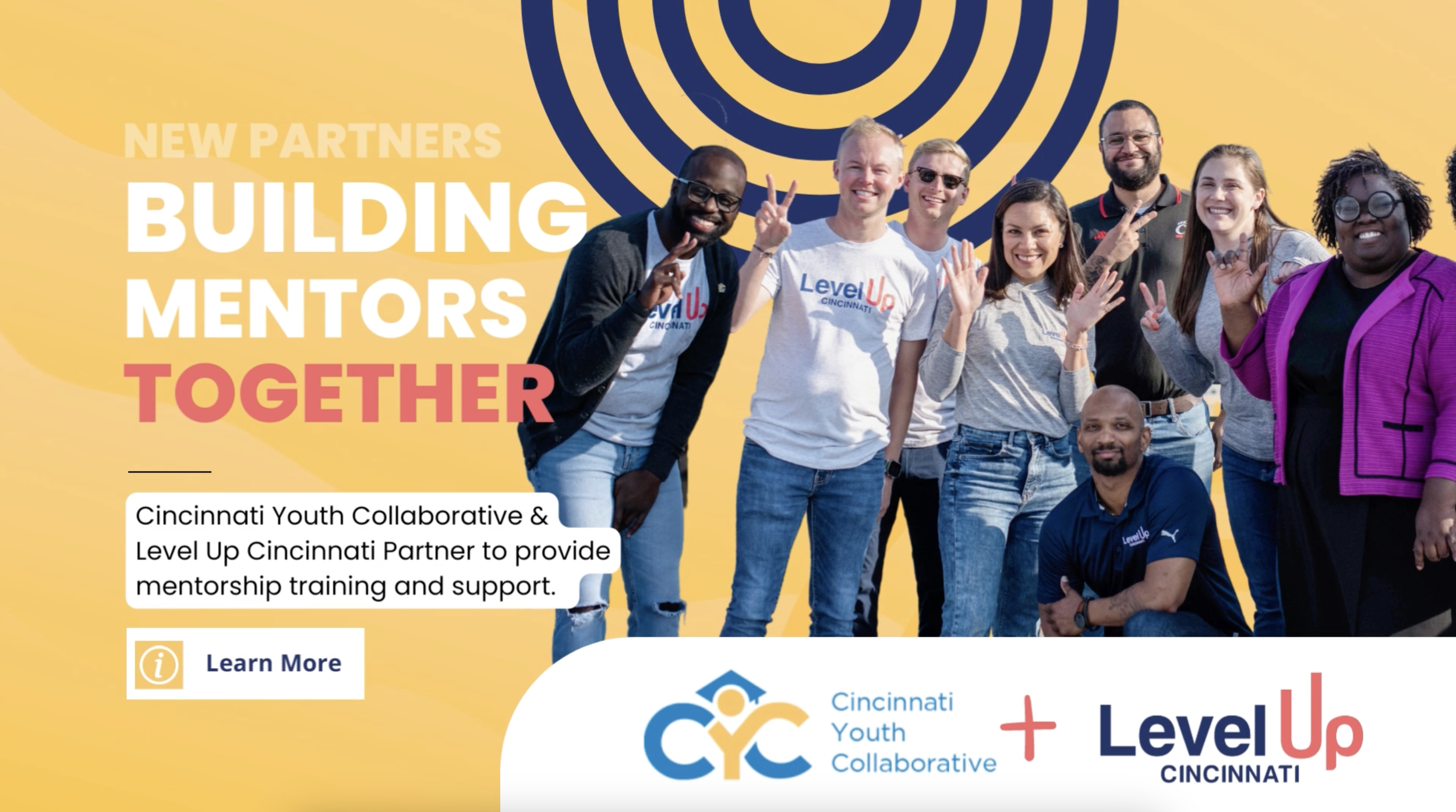 Empowering Students Through Mentorship: Level Up Cincinnati Partners with Cincinnati Youth Collaborative