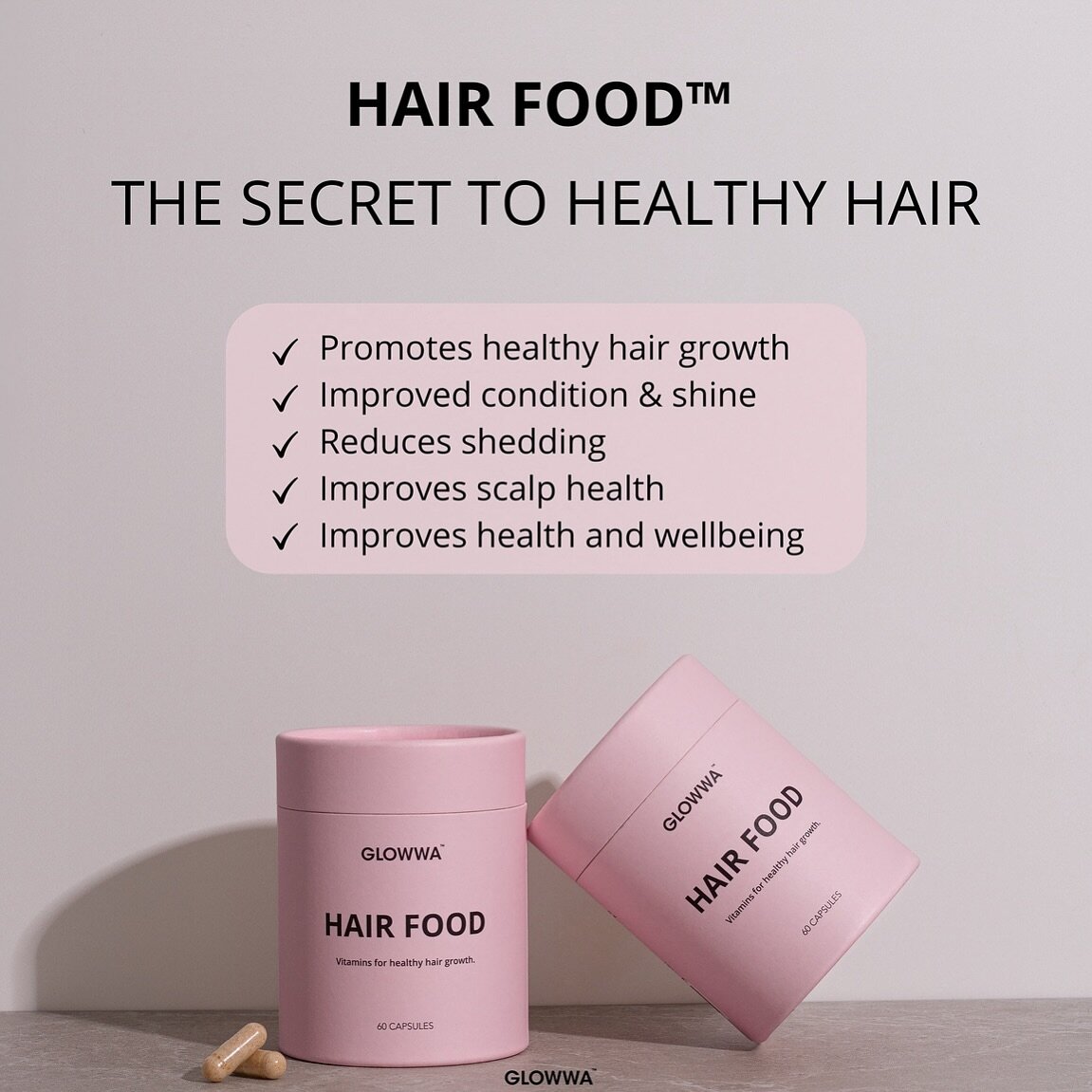 Healthy hair in 2024! ✨

If you want to achieve your healthiest hair ever in 2024, then we recommend checking out @glowwa Hair Food!

Available to shop from the Salon, Glowwa provides your hair and skin with the nutrients and support it needs to stay