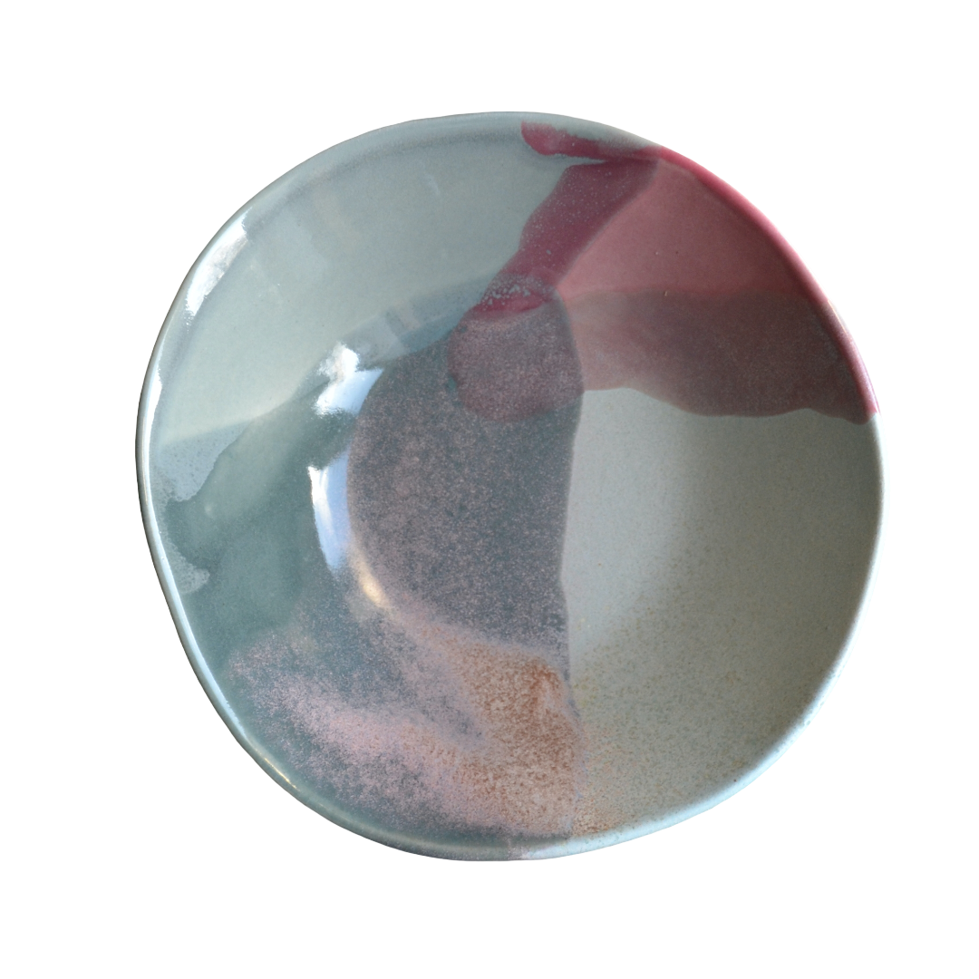 PINK GREEN DEEP BOWL