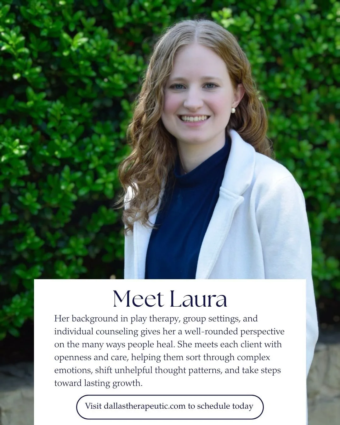 When life feels heavy, it can be hard to see beyond the weight of today&rsquo;s challenges. Laura creates space for clients to rediscover what&rsquo;s possible whether that&rsquo;s finding words for emotions that feel tangled or reframing thoughts th