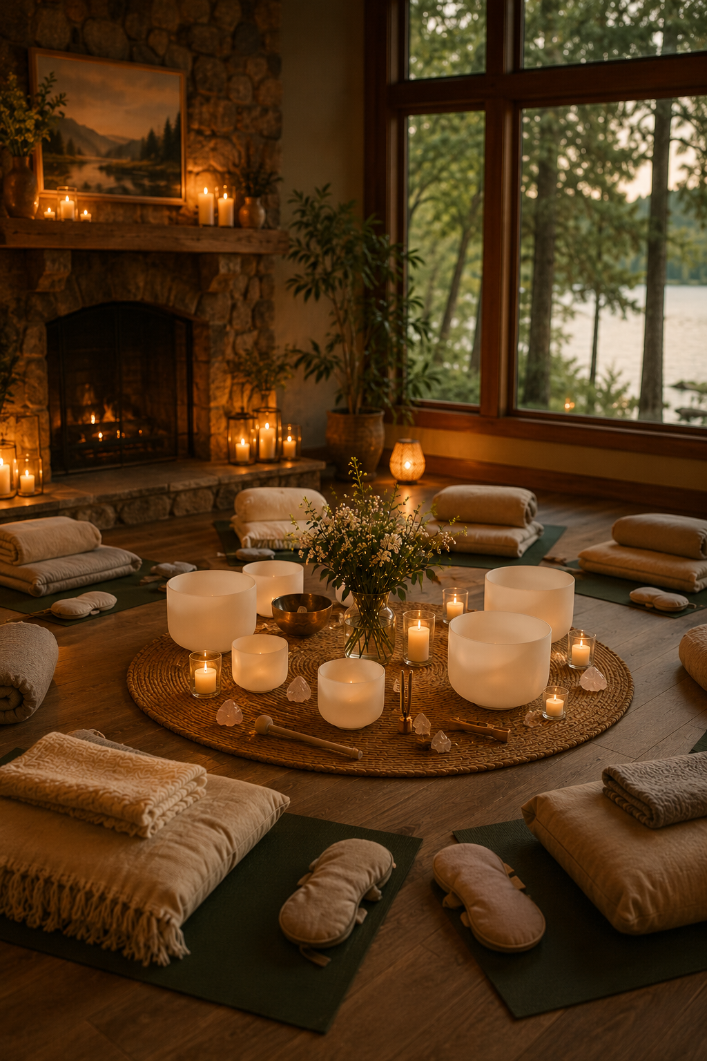 Breathwork • Reiki • Crystal Singing Bowl Sound Bath at Lacamas Lake Lodge