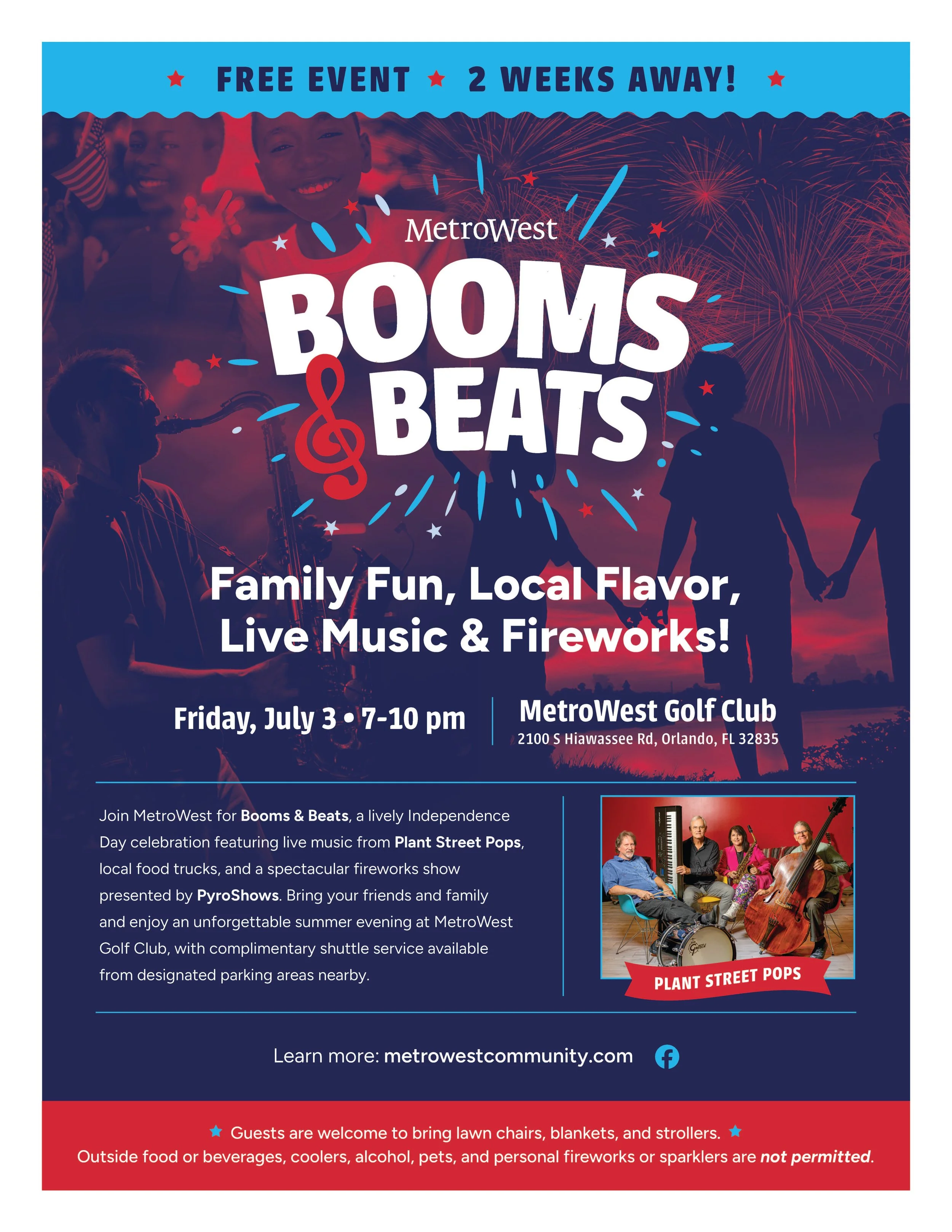 MWMA Hosting Booms &amp; Beats July 3