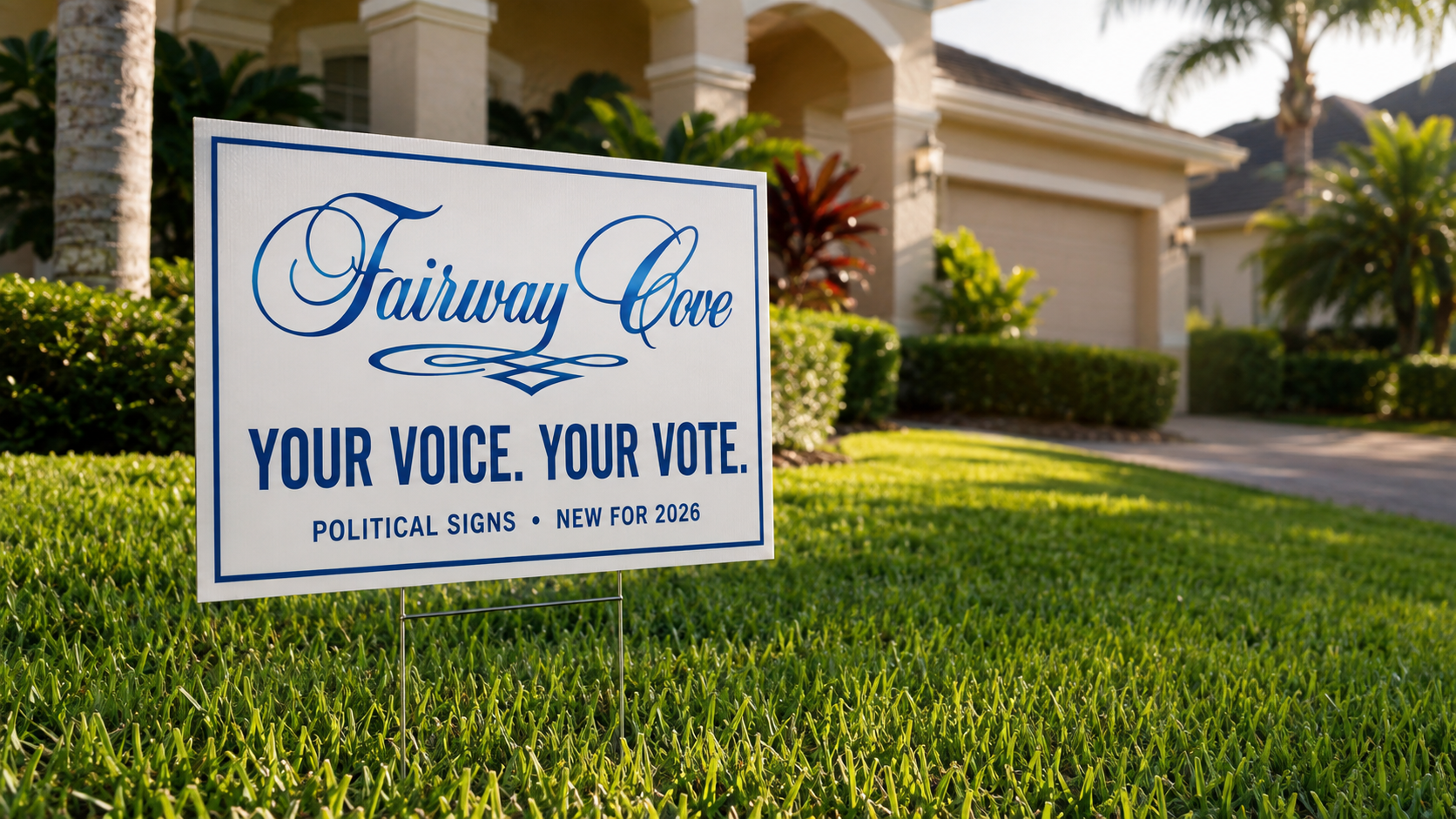 A New Election Tradition: What To Know About Political Yard Signs in Fairway Cove