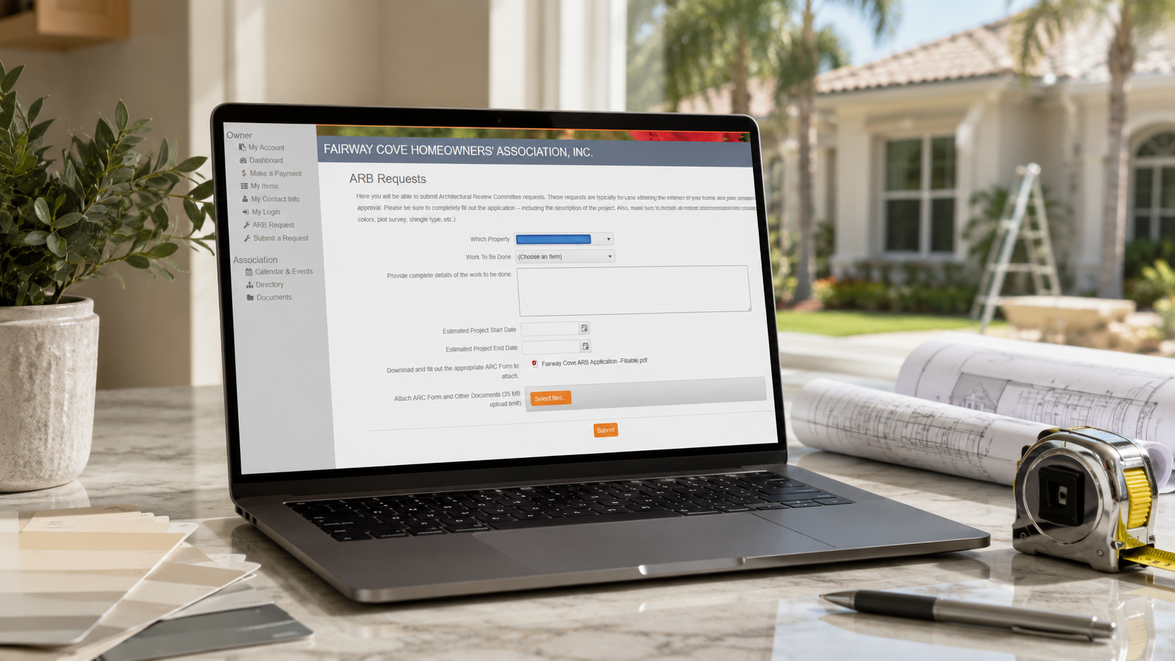 Planning A Home Project? Fairway Cove’s Updated ARB Form Makes the Process Easier