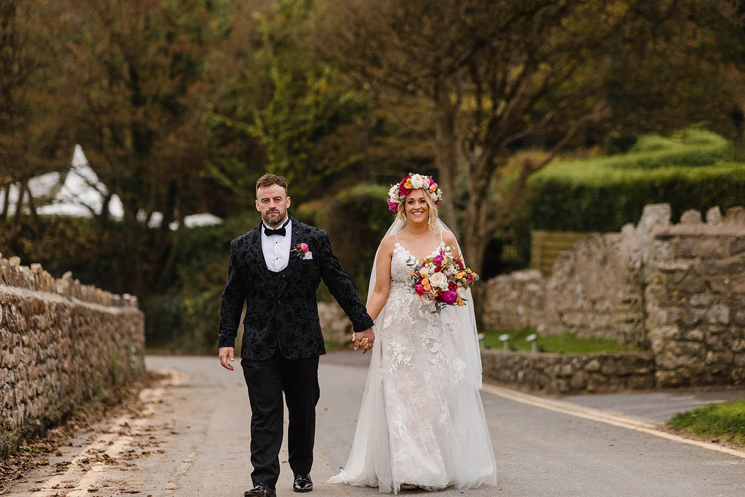 26 colourful winter wedding south wales gower.jpg