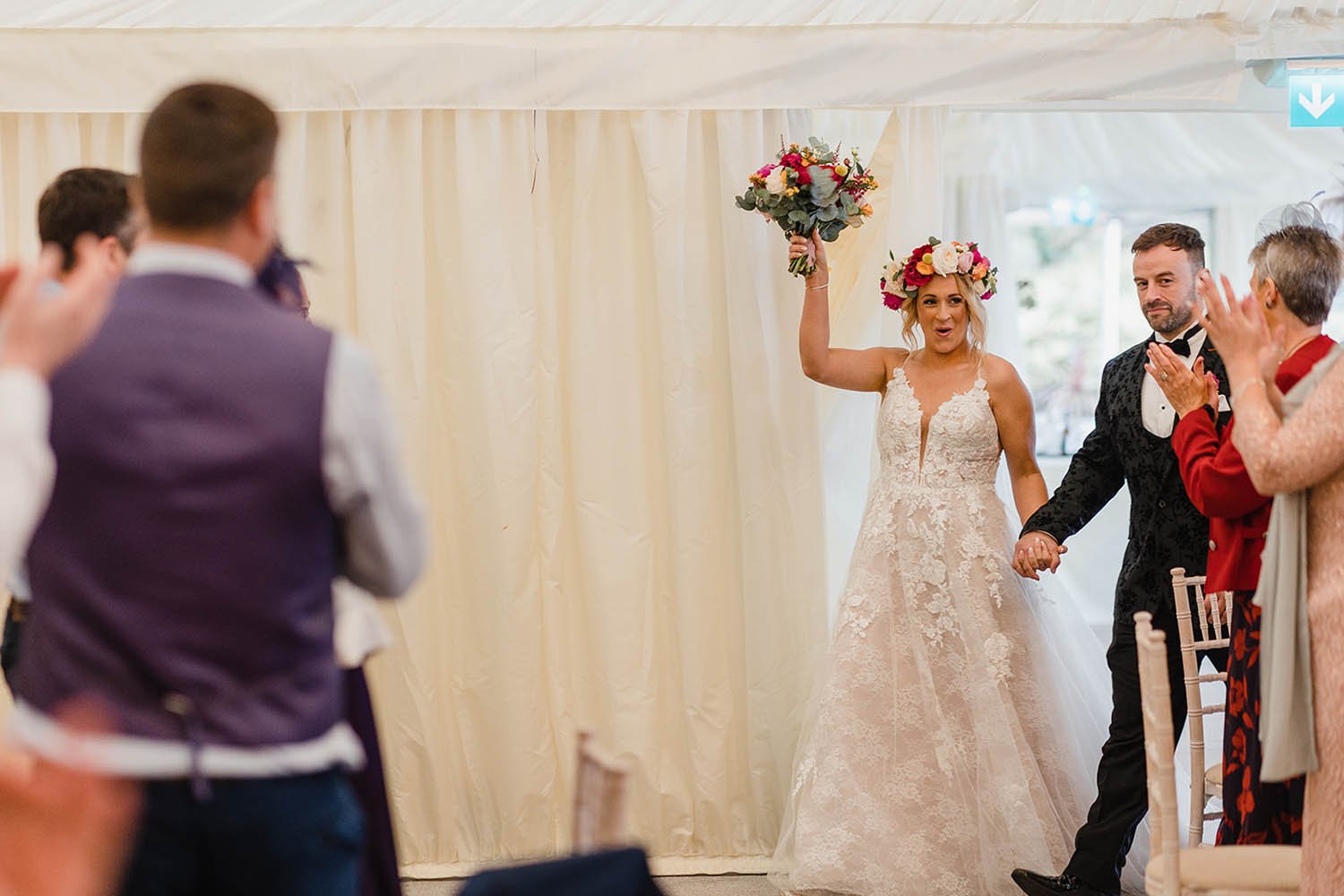 39 wedding entrance oxwich bay hotel.jpg