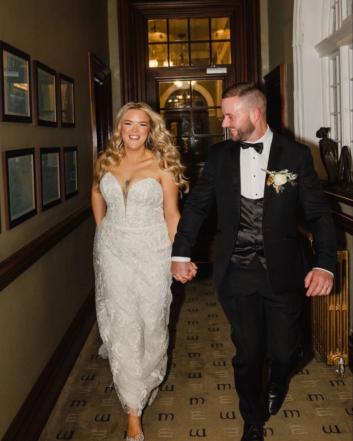 When a couple trust you when you say &lsquo;let&rsquo;s run around the hotel hallways.&rsquo; 🤌🏻❤️

Congratulations on getting hitched, (again) 😉 Mr and Mrs Charles.🍾🥂 What a celebration from start to finish and what a way to end the night, with