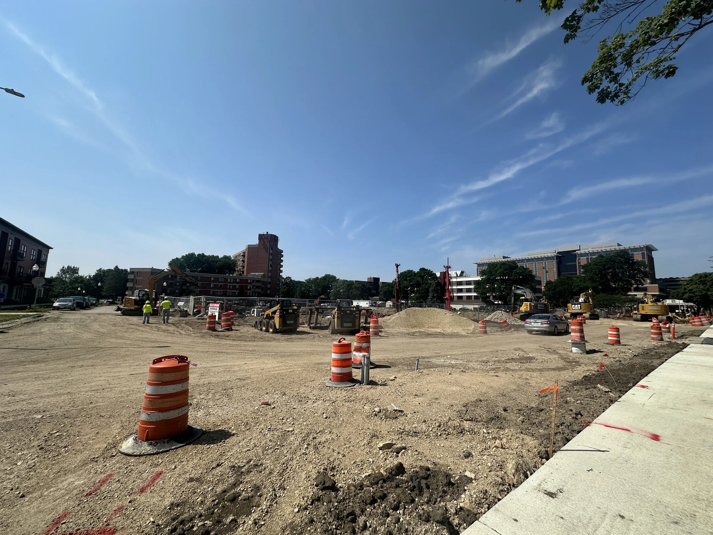 07.29.2025 - Road improvements at the corner of Braxton Place and La Mariposa Lane