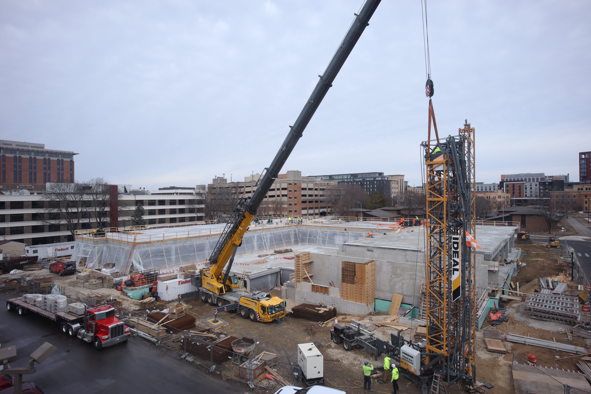02.16.2026 - Tower crane erection process
