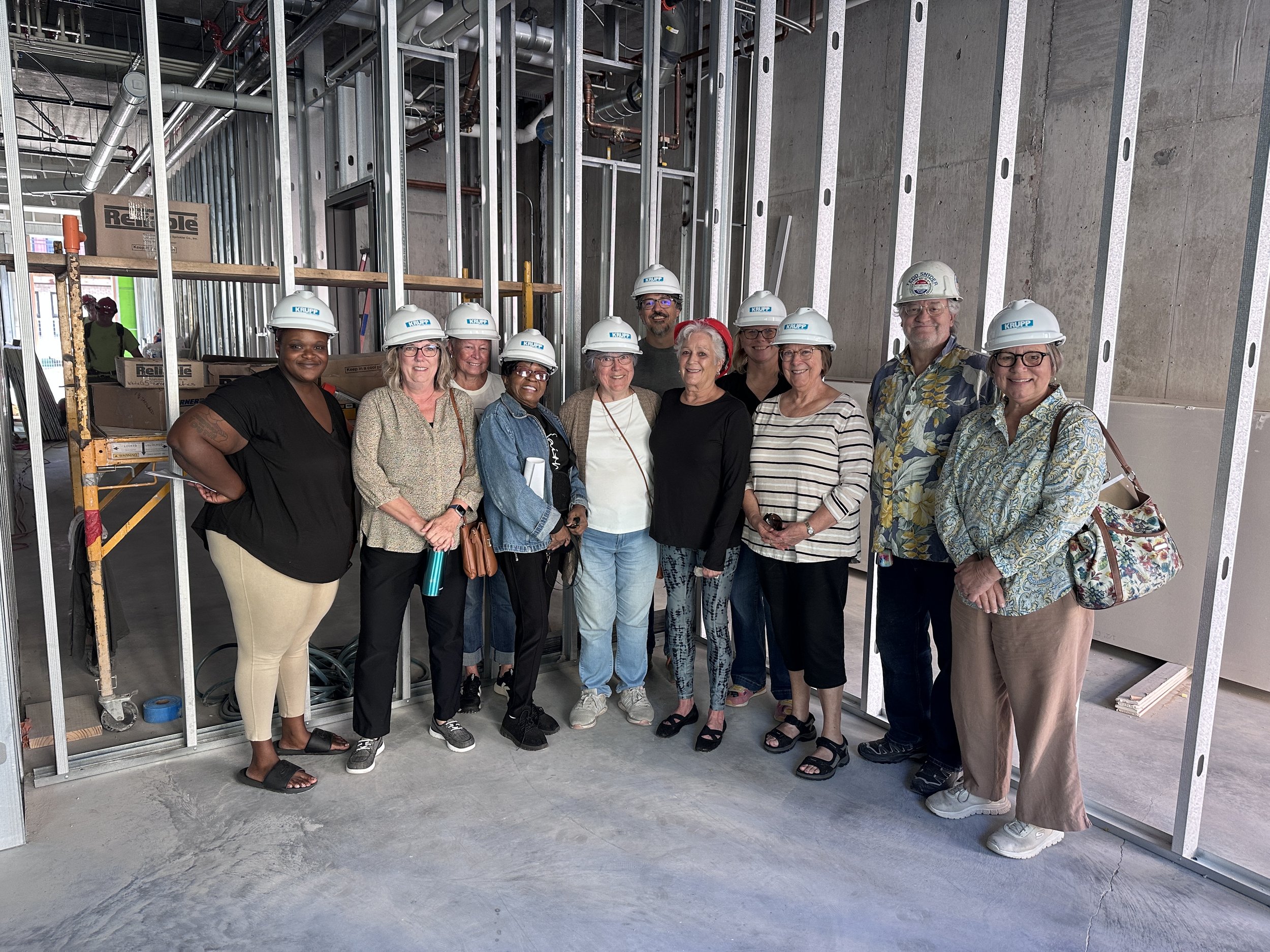 10.13.2026 - Triangle Community Ministry staff and Board of Directors visit their future space in The Kaleidoscope (B1)
