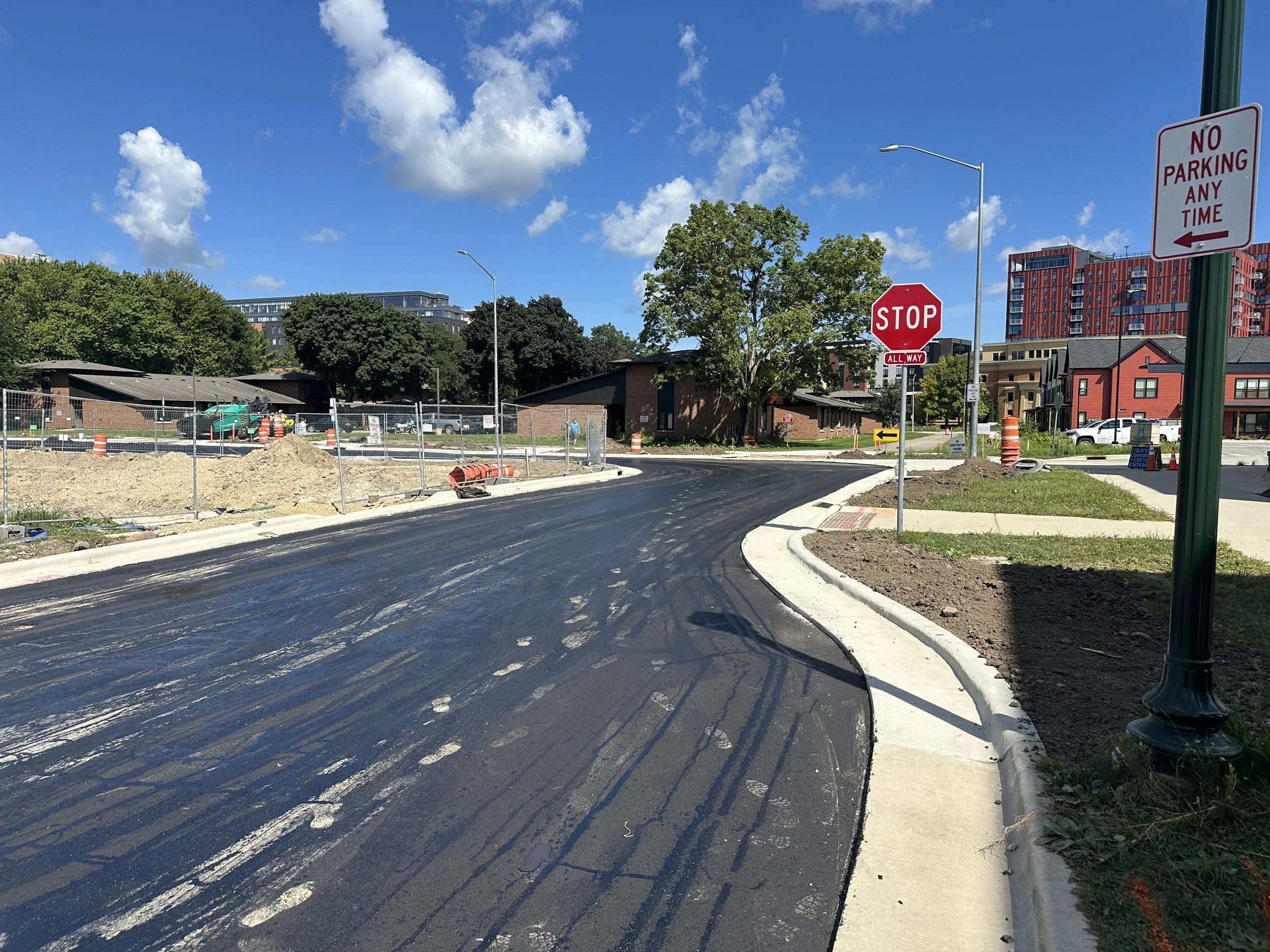 08.27.2025 - Paving is underway on Braxton Place and La Mariposa Lane