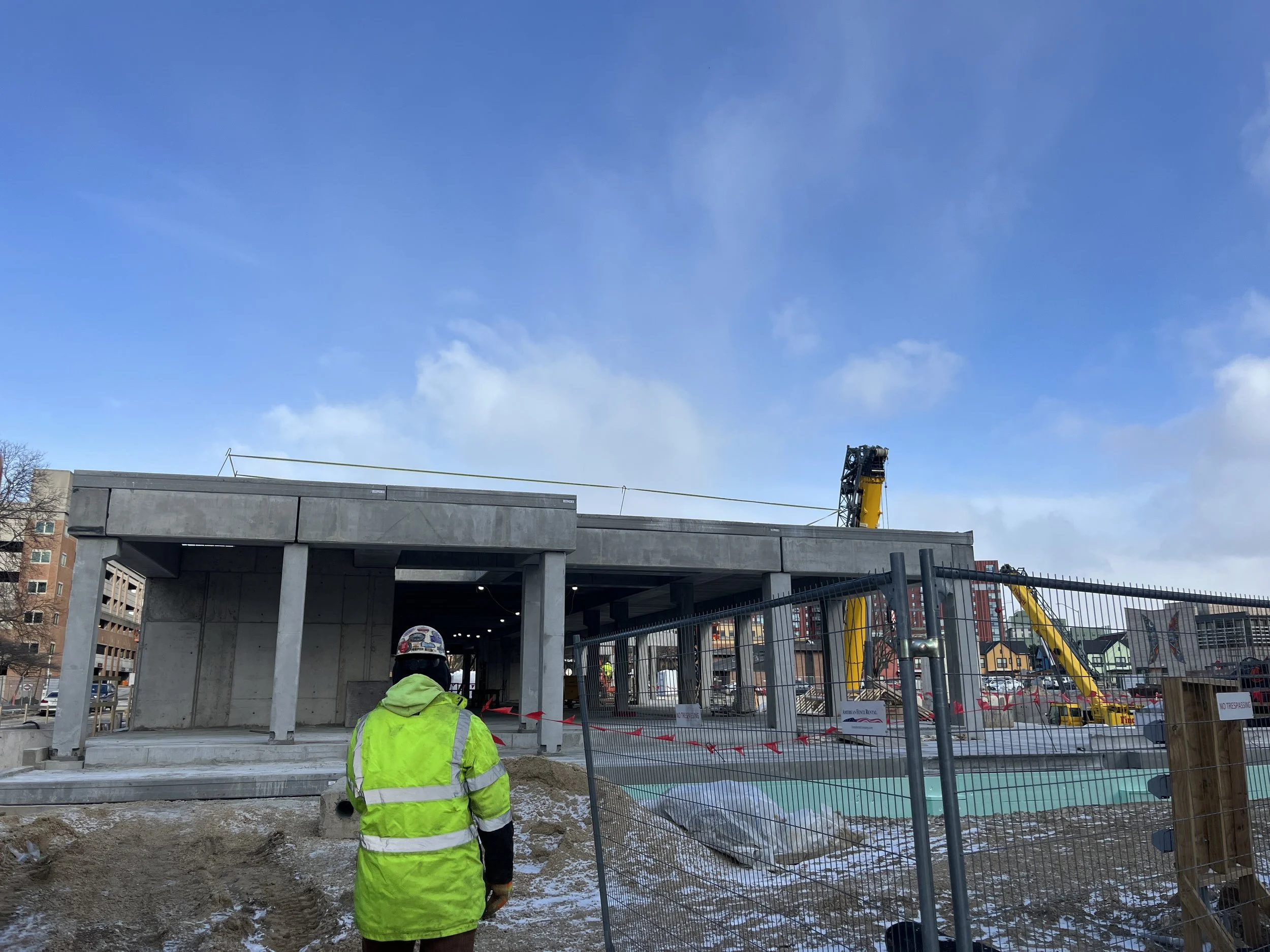 01.14.2026 - Structures going in place above ground at Luna (B1)