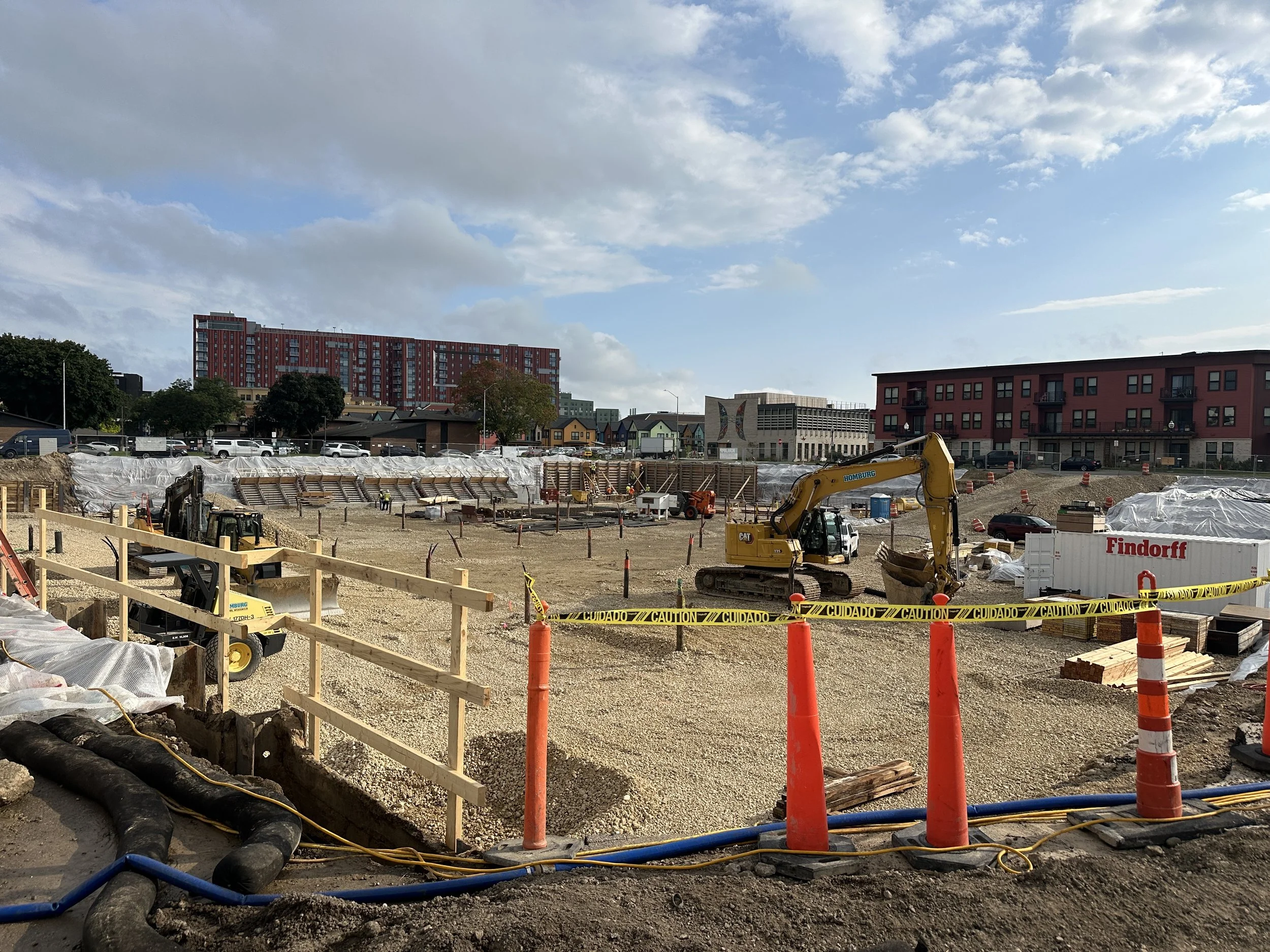 09.25.2025 - Progress on shoring and footing construction at the Taking Shape B1 site