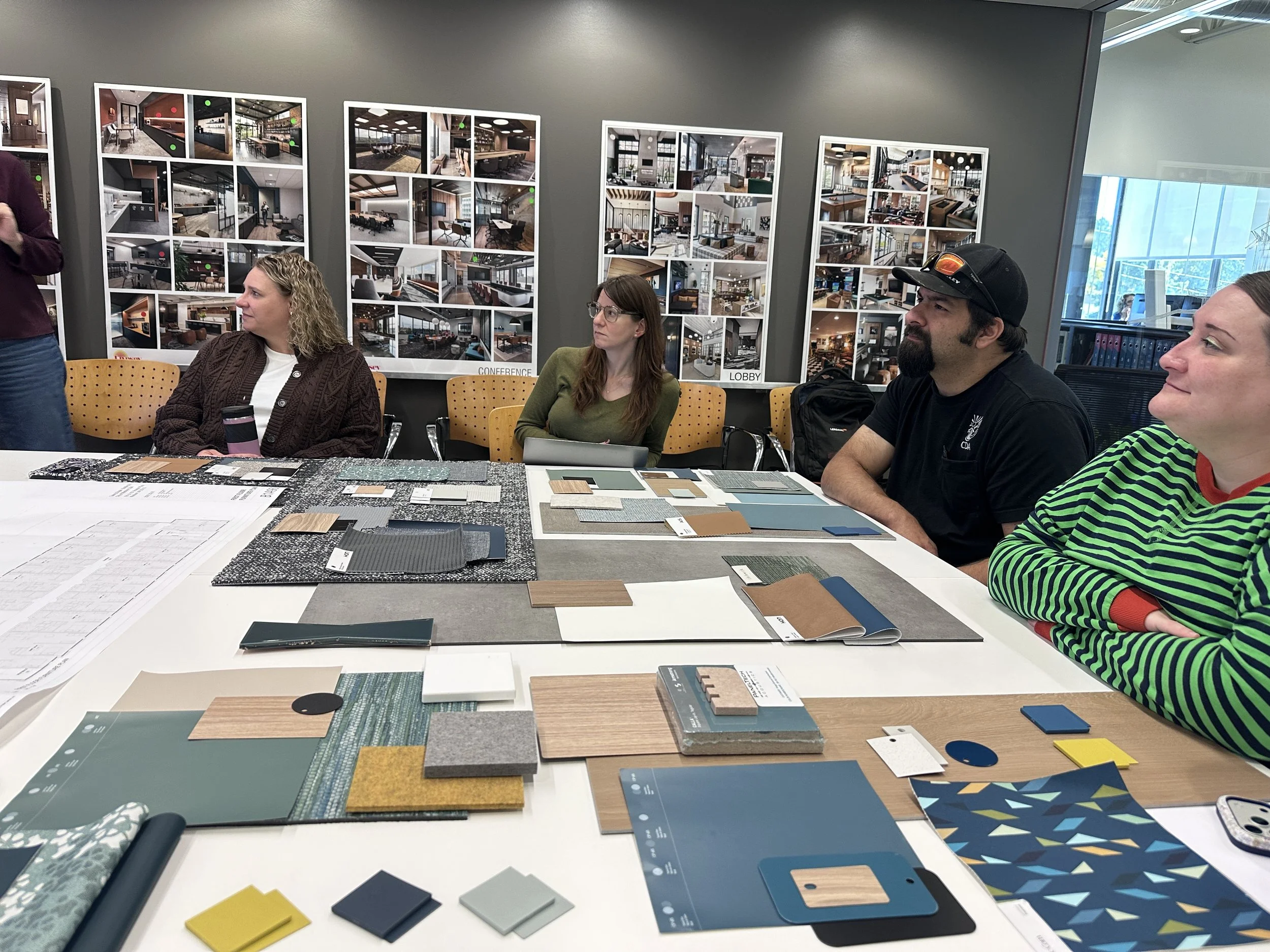 10.05.2026 - The Taking Shape Team reviews furniture and finishes for The Kaleidoscope.