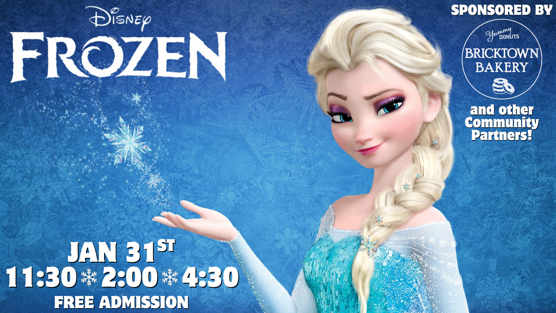 Frozen (FREE ADMISSION)