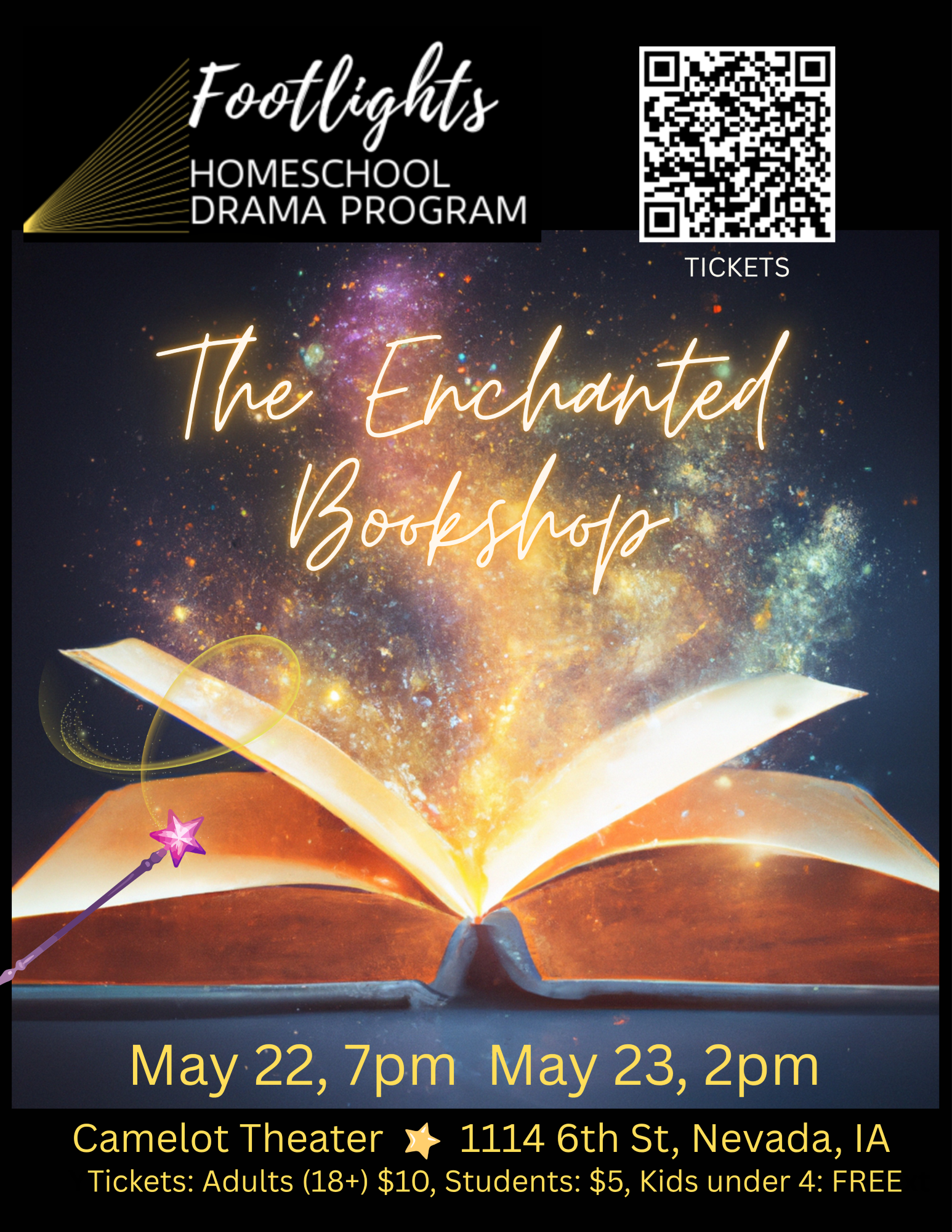 Footlights Drama Program presents The Enchanted Bookshop