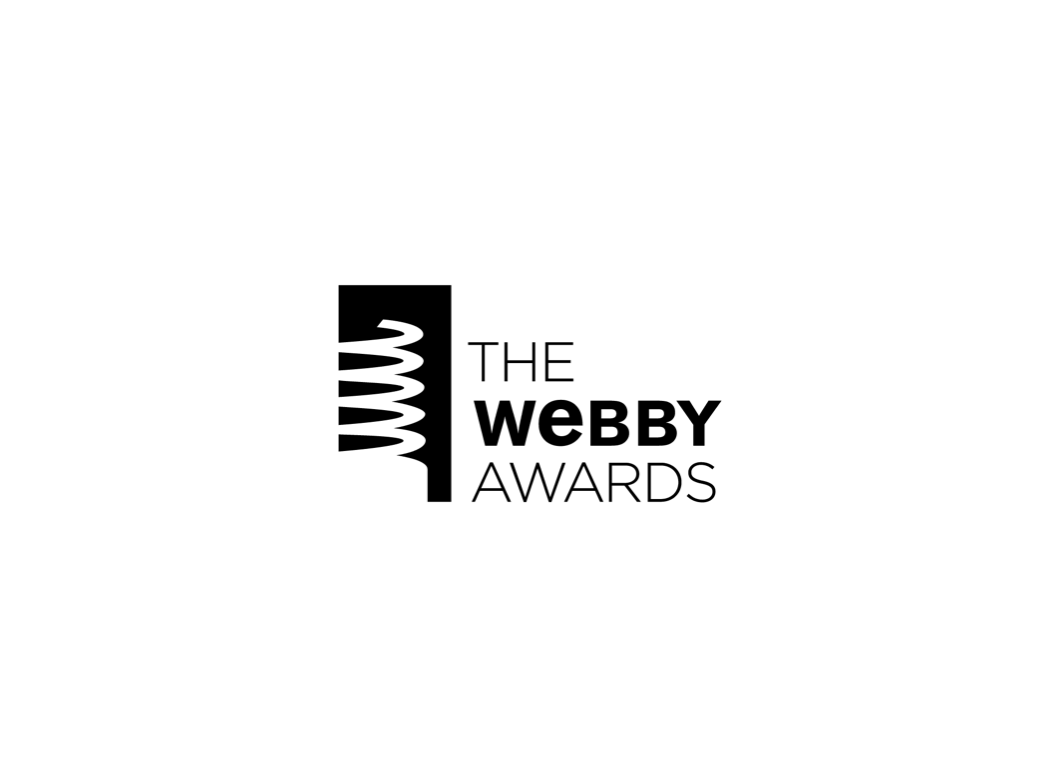 The Webby award for excellence on the Internet logo
