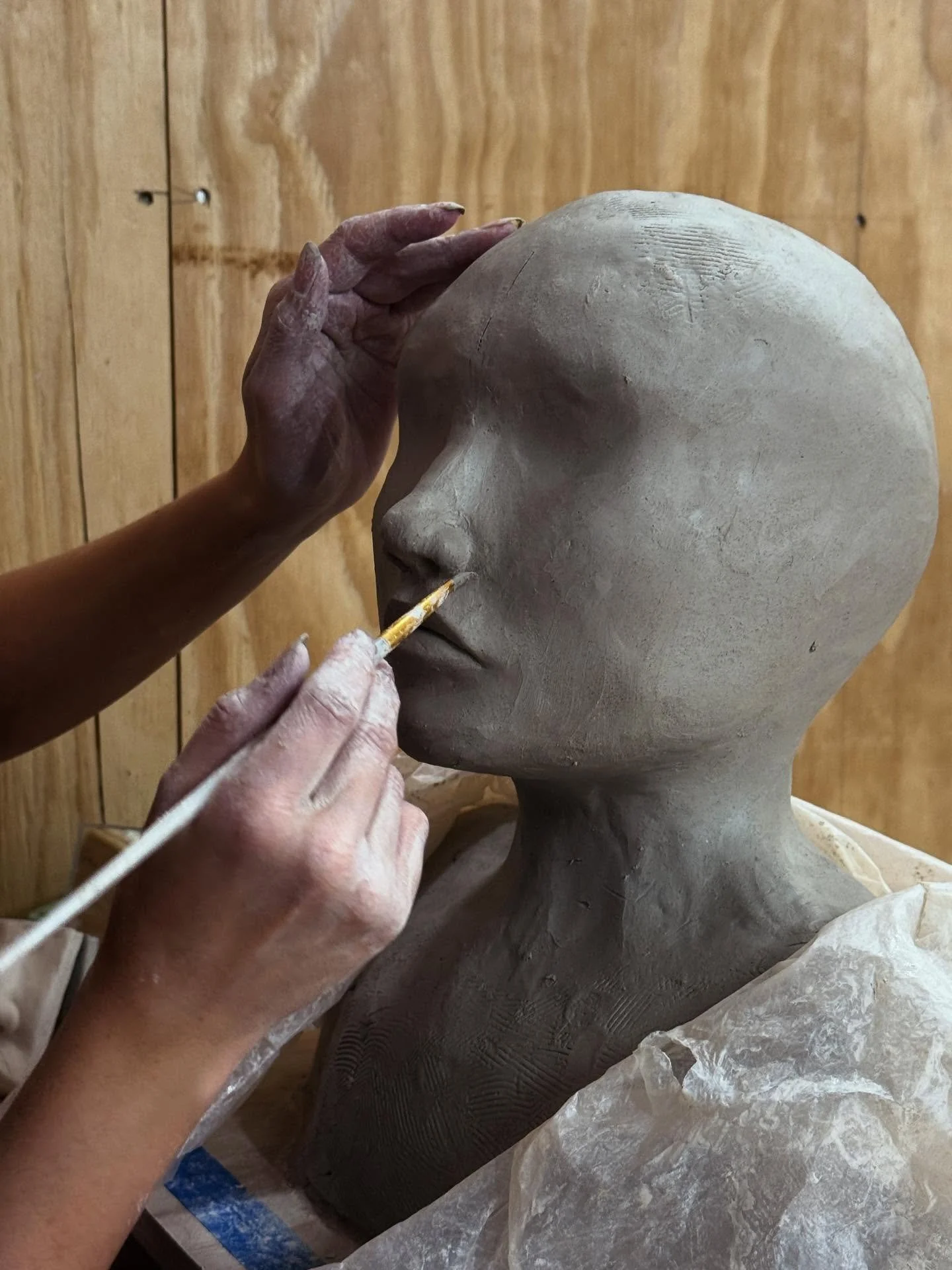 A WIP from @reb.ceramics.art human figure study!! ✨