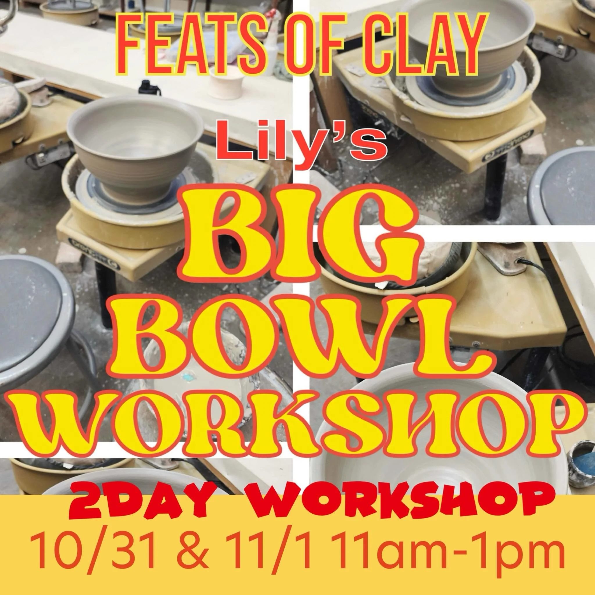 It&rsquo;s 2026, time to up your serving game by making your very own BIG BOWL with Lily! Big bowls are one of the top 5 pieces students request and yearn to learn, so let&rsquo;s do it! Time to make that commitment babe and learn some valuable skill