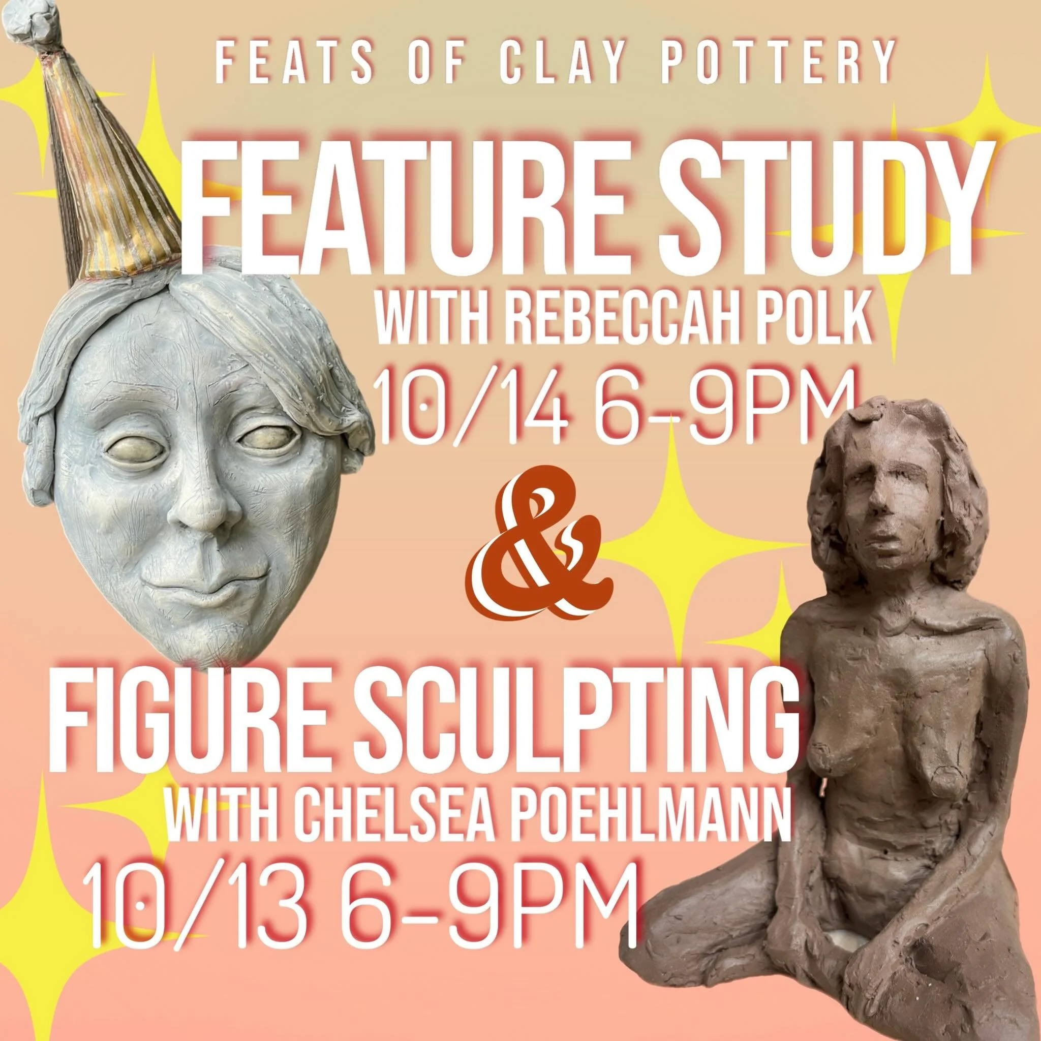 Quick sign up! We made two impulse one-time modeling classes with one of our favorite models before she moves @alisonskinher !! First class will be held Tuesday Oct 13th as a full figure study with teacher Chelsea Poehlmann, students will study from 