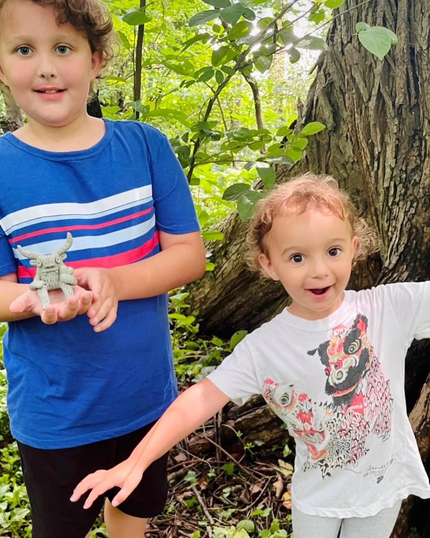 look who found a home!! 🥰 this sweet family went on a monster hunt &amp; brought home lg no. 101 (now named monty 🤗). it makes me so happy to see where these little guys end up!