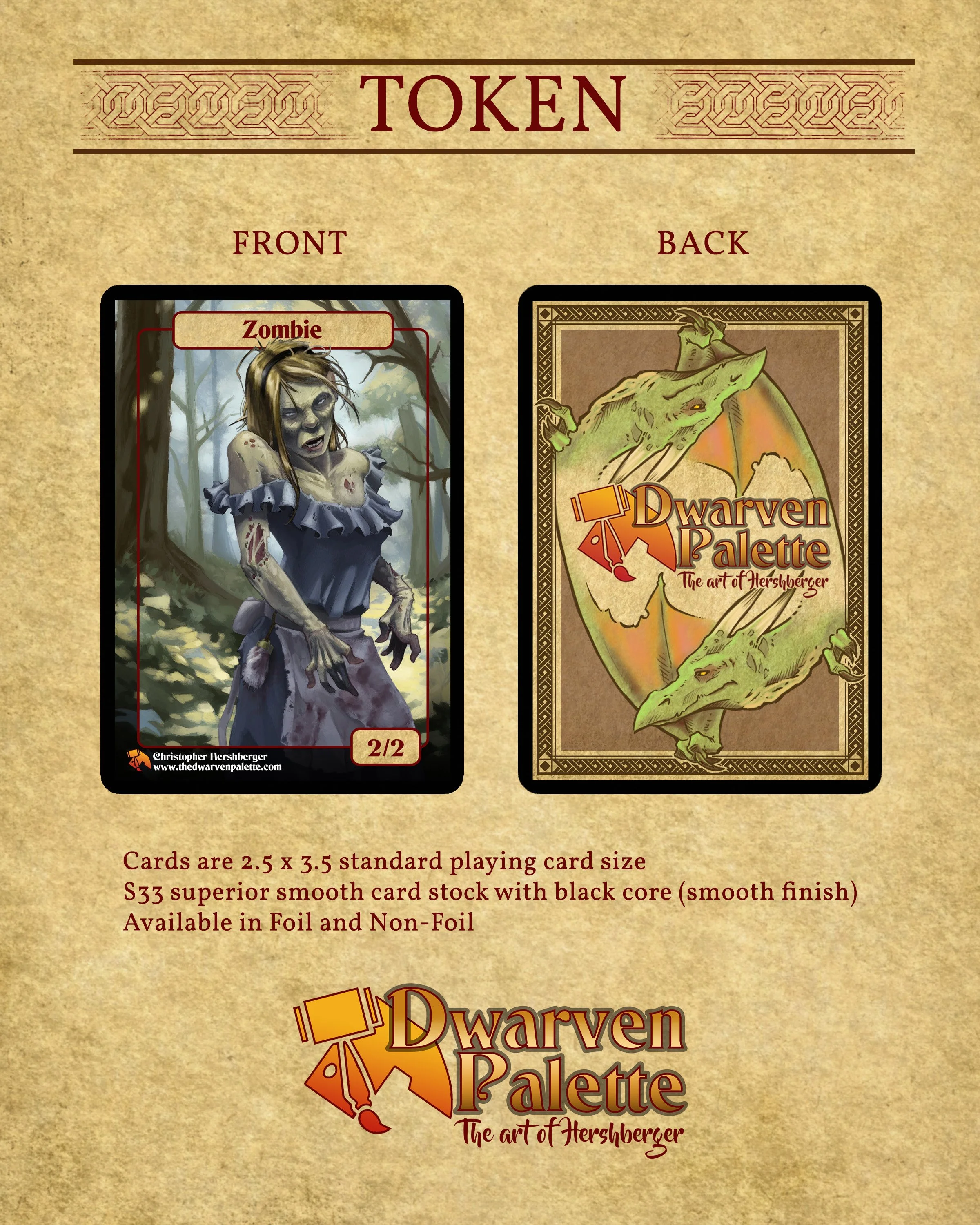 Zombie Token - MTG