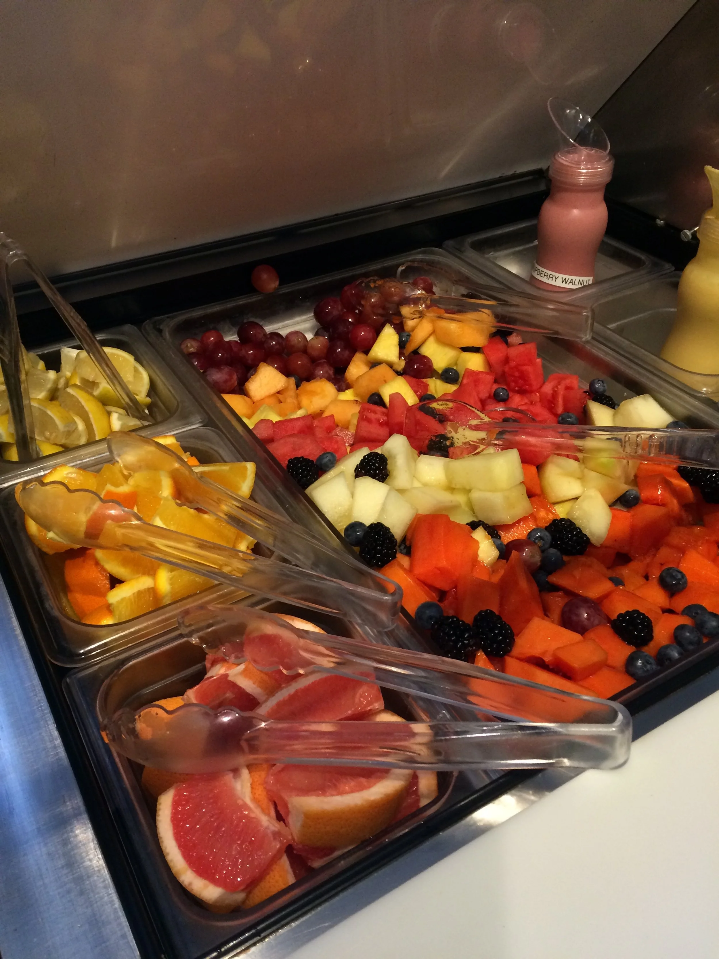 Fruit bar at all meals
