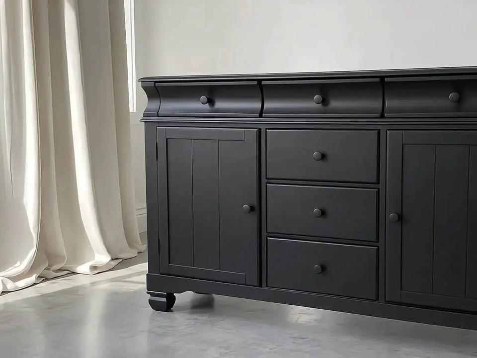 Dark Kettle Reconditioned Sideboard