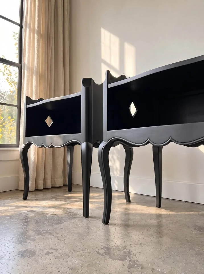 Restored French Provincial End Tables | Pair