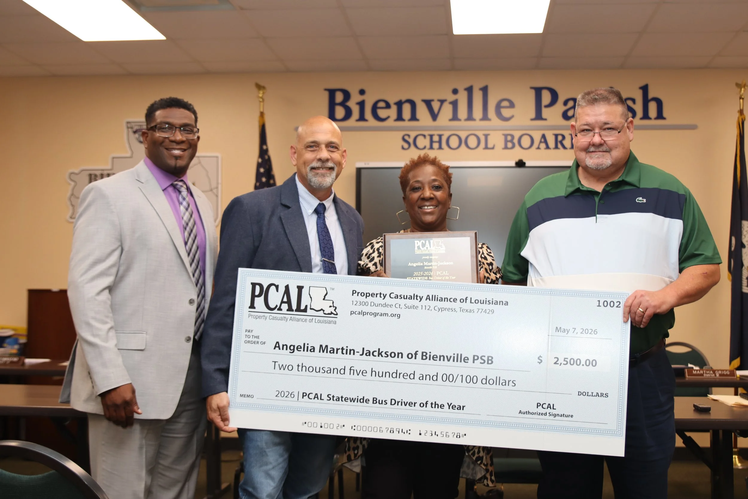 PCAL Names Angelia Martin-Jackson as PCAL’s 2025-2026 Statewide&nbsp;Bus Driver of the Year