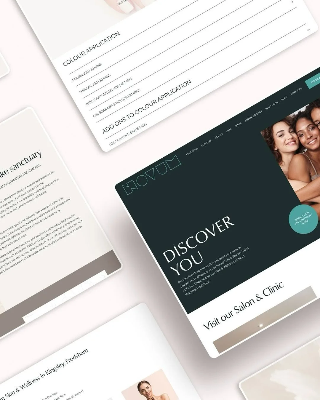 &ldquo;I absolutely love it. Our website reflects who we are, and I couldn&rsquo;t be more grateful.&rdquo;

Novum isn&rsquo;t just another salon. Their brand is rooted in the way they make every client feel seen and cared for. They offer a one-of-a-
