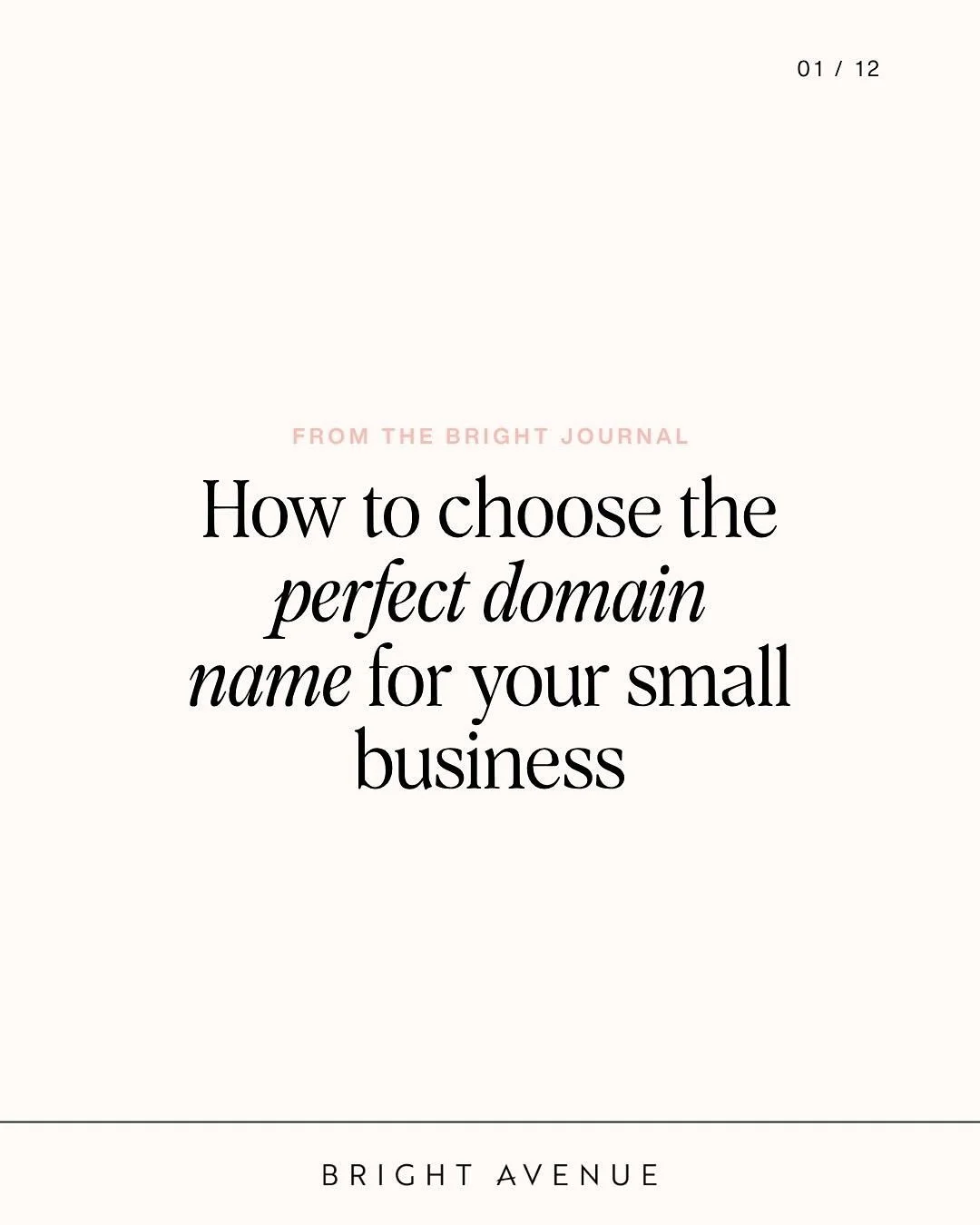 Helping clients choose and purchase domains is part of the web designer process. And working with small businesses, questions often come up like&hellip;.
✢ Do I really need one?
✢ What if my ideal name is taken
✢ Should I wait until I&rsquo;m ready f