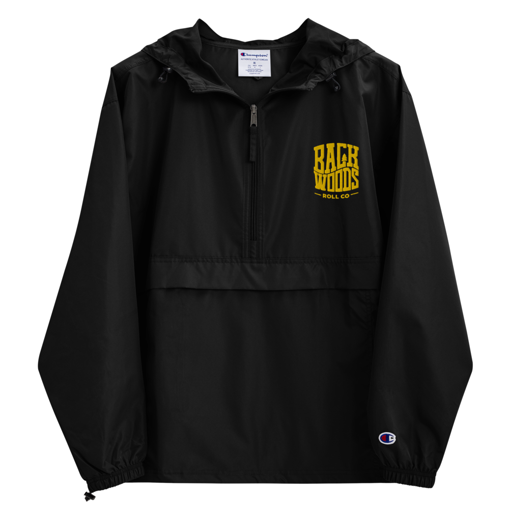 embroidered-champion-packable-jacket-black-front-62603f0a5cb0a.png