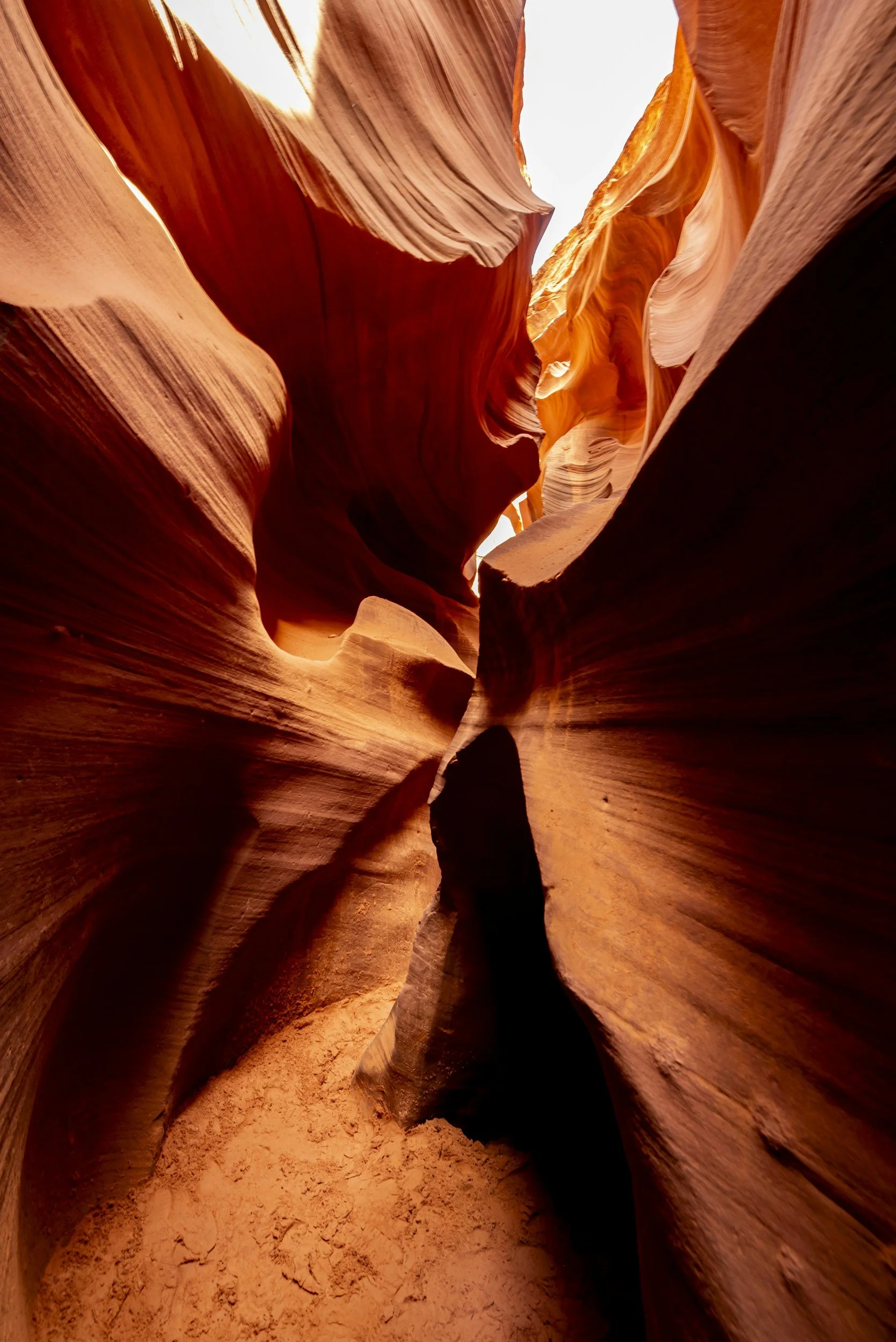 A slot canyon