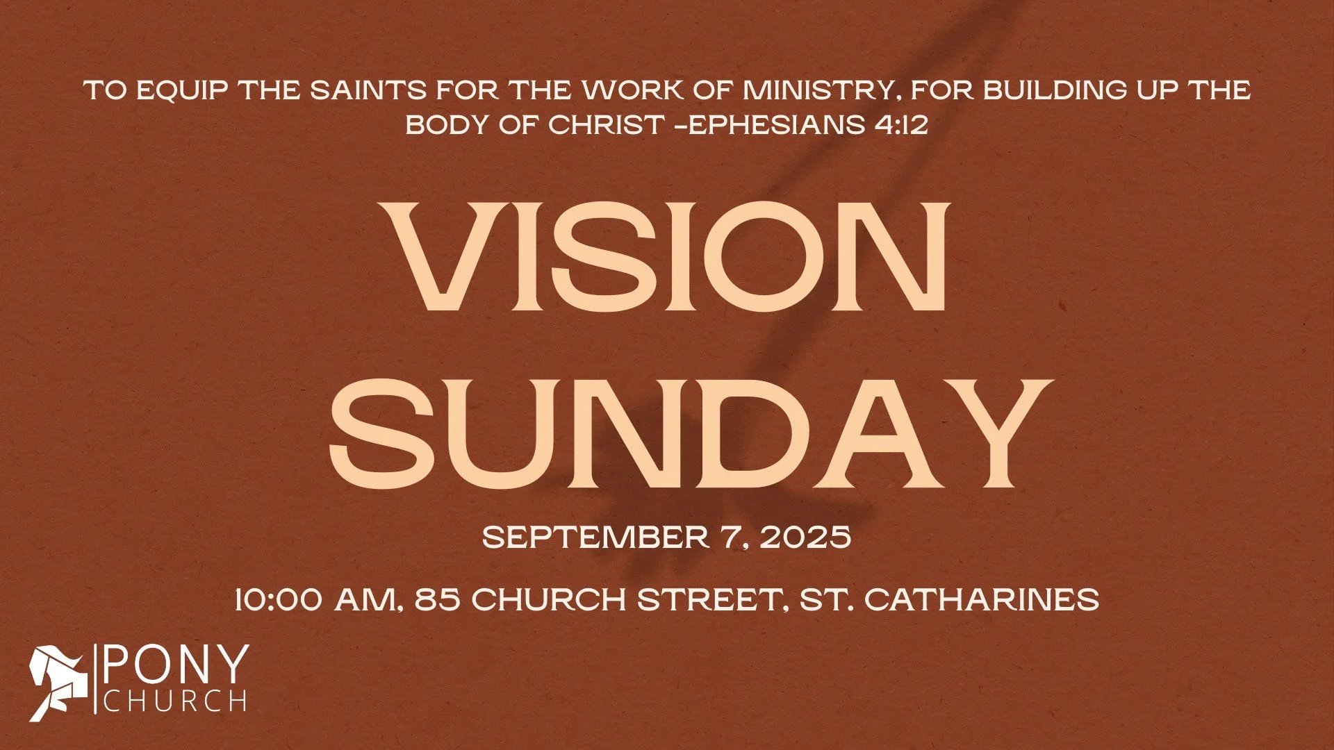 Sunday Service (Vision Sunday)