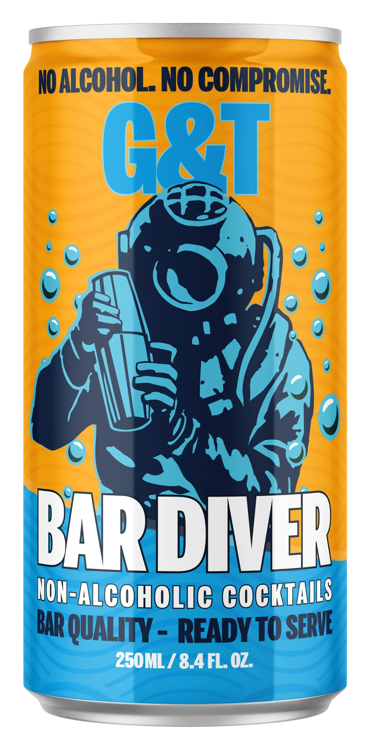 Bar Diver Non-Alcoholic G&T