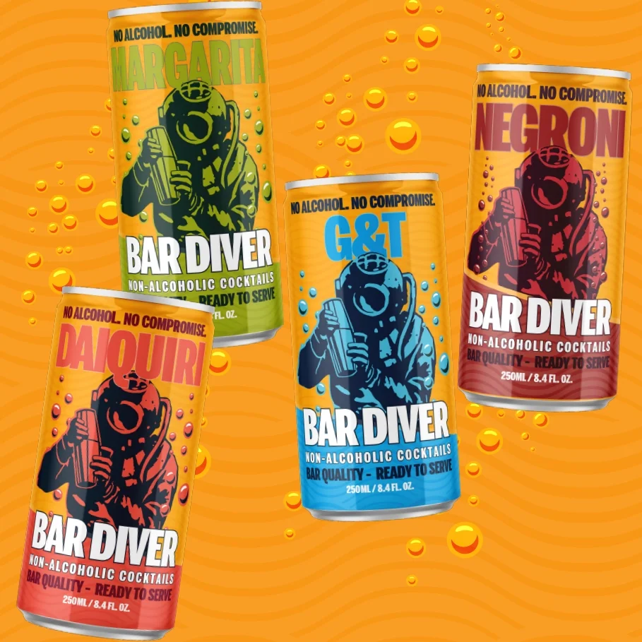 Floating Bar Diver Sparkling Cocktail Cans