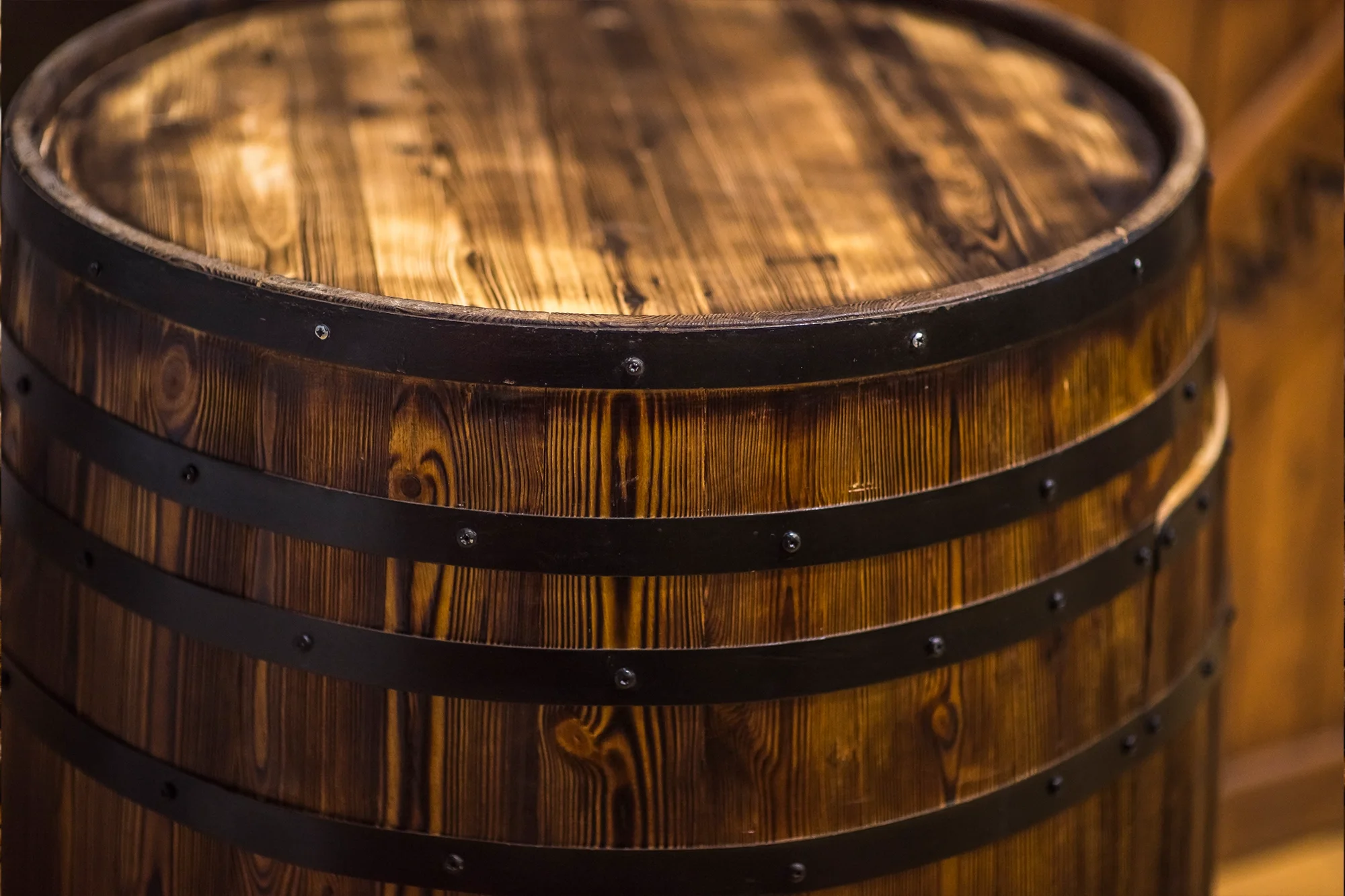 Bourbon Barrell Closeup