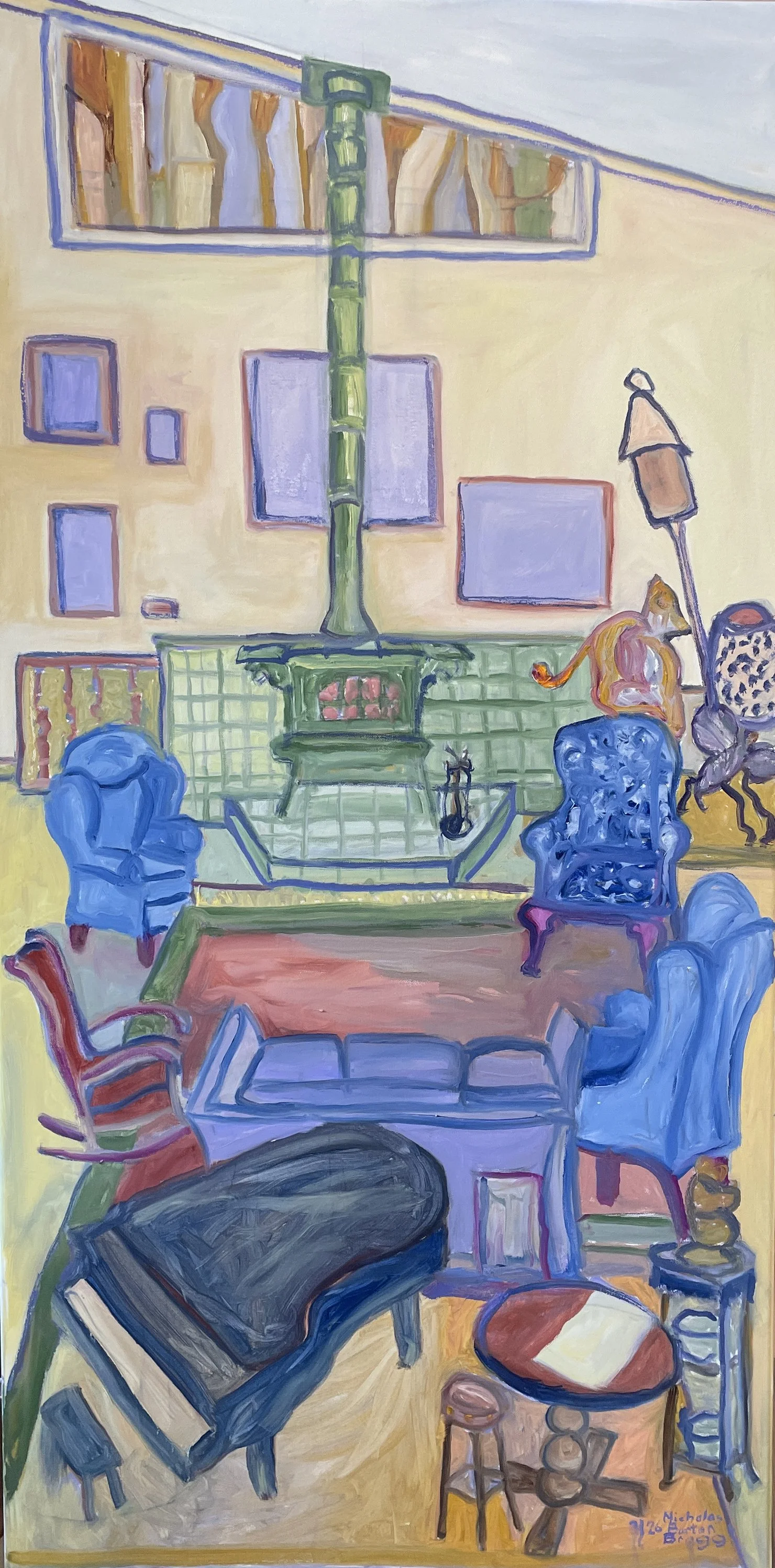 My Gallery  |  Oil on canvas  |  48” x 24”  |  $2,500