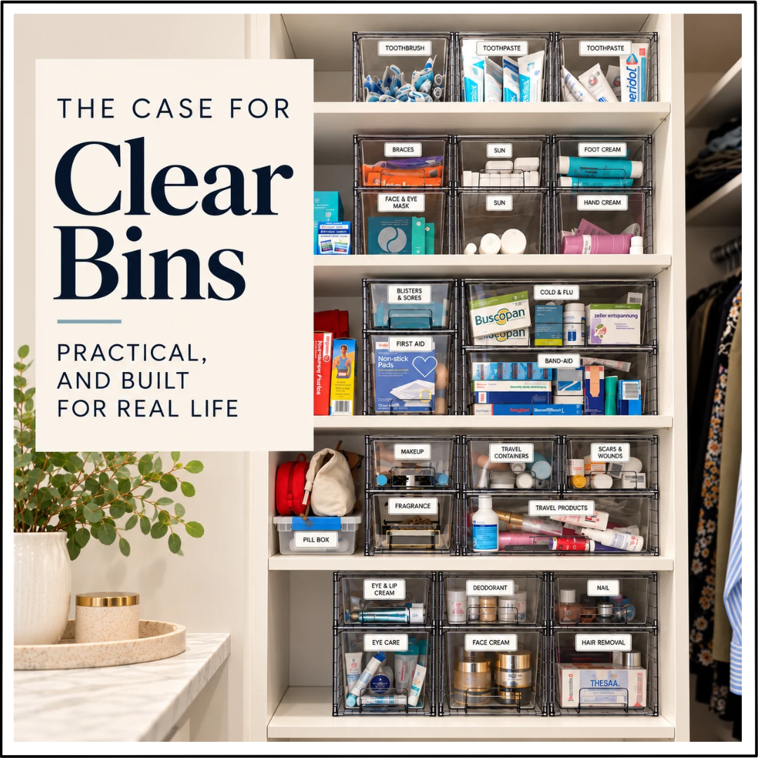 The Case for Clear Bins (and When to Skip Them)