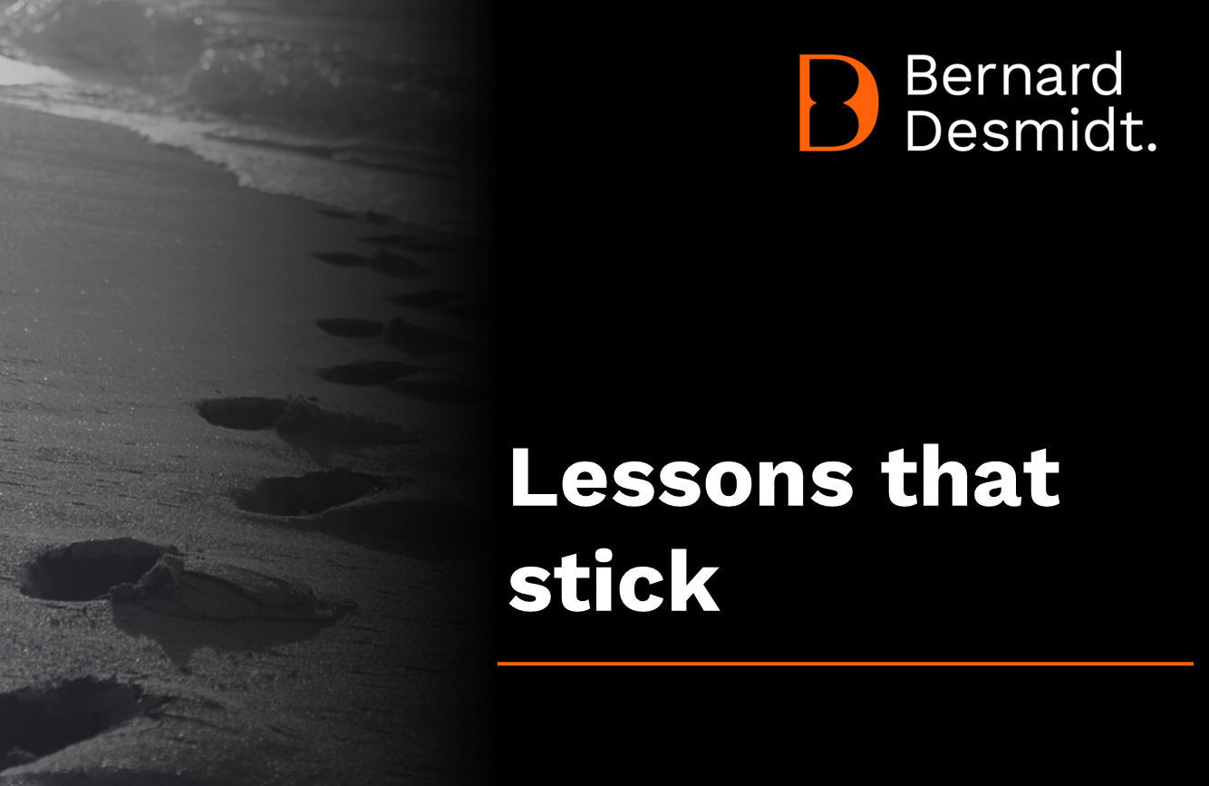 Lessons that Stick