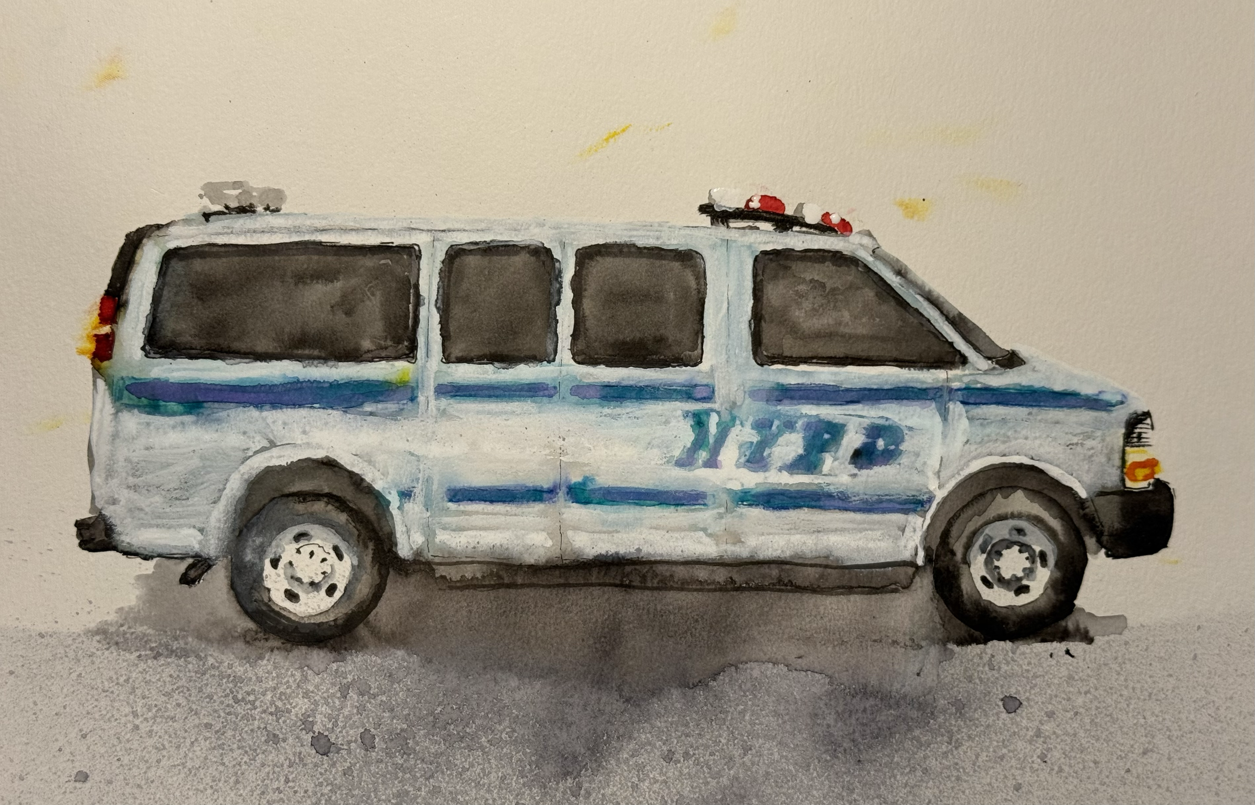 Cop a day - practice drawing a cop every day 