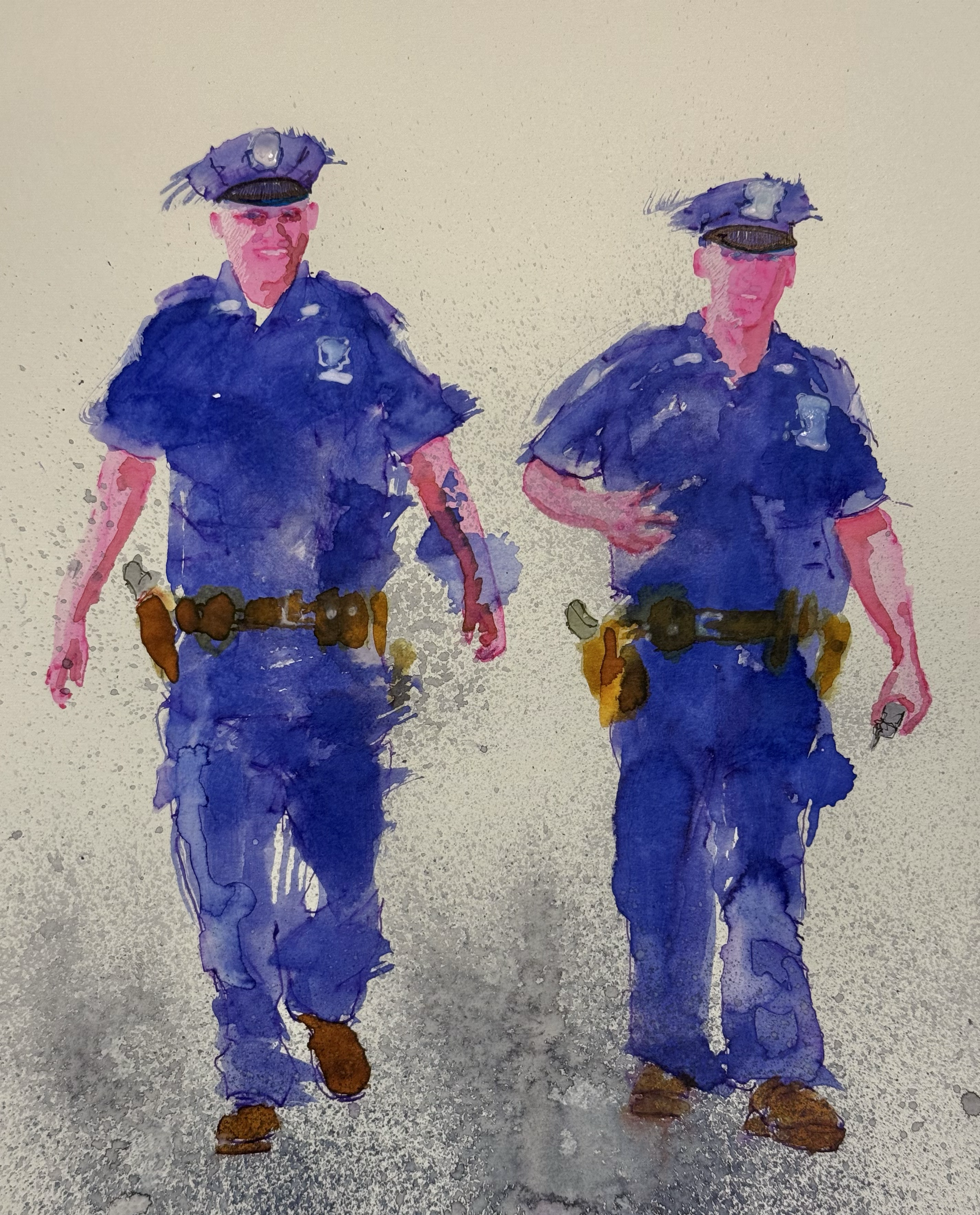 Cop a day - practice drawing a cop every day 