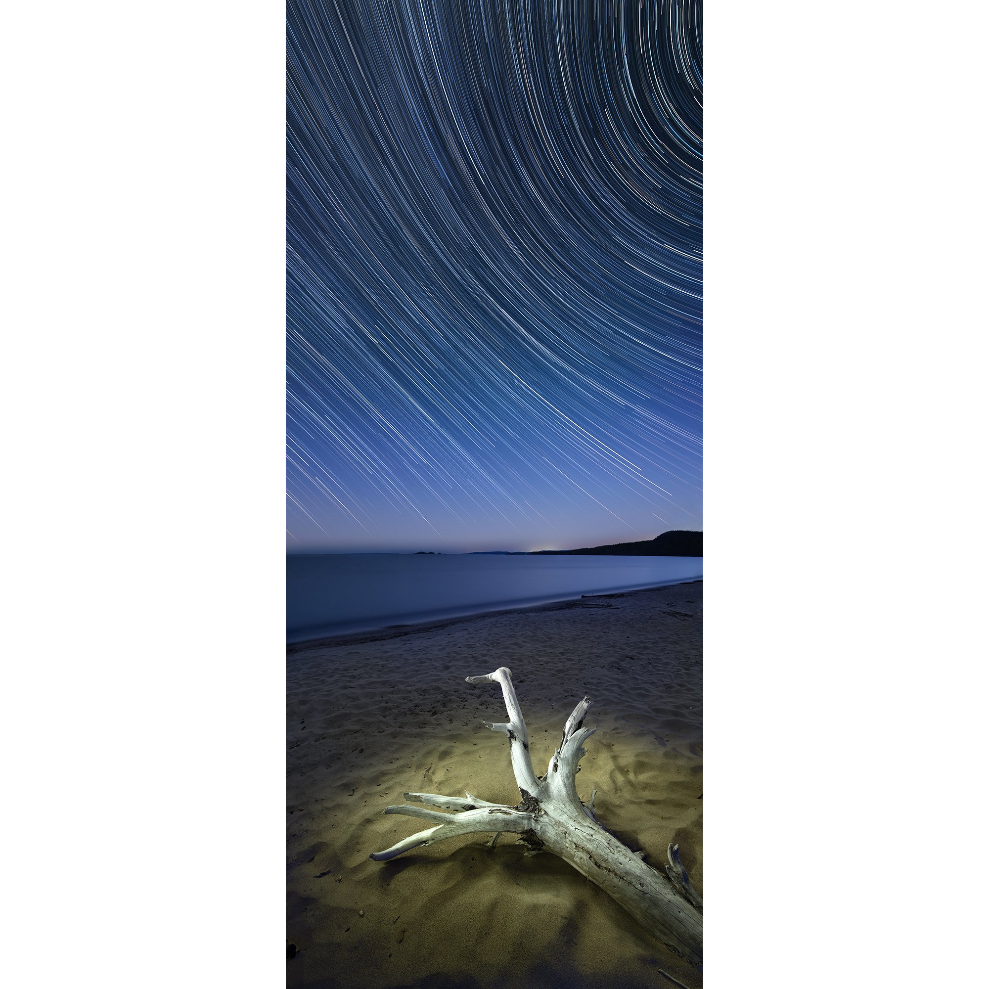 Star Trails Driftwood Neys Provincial Park Ontario Night Sky