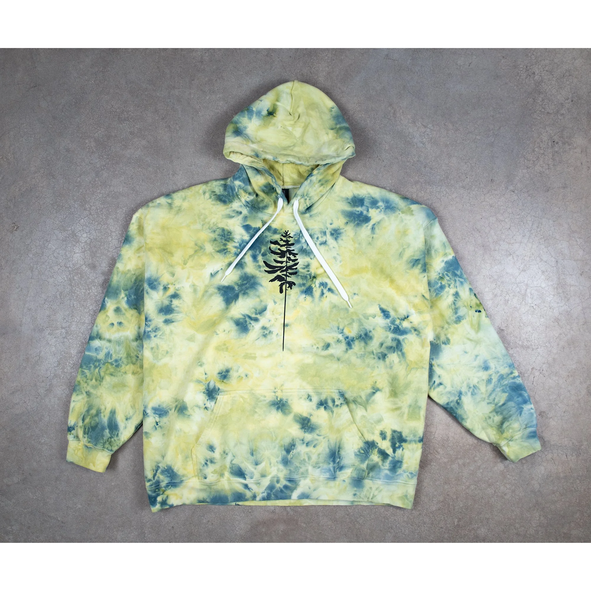 Split Hues Hoodie – Avocado