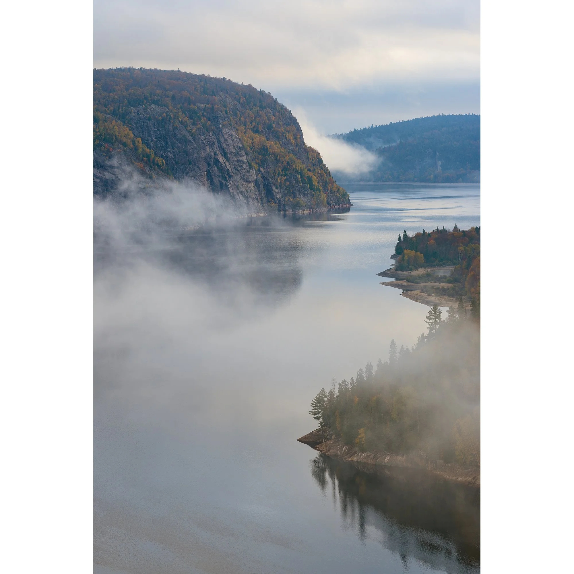 Montreal River on a Misty Fall Morning