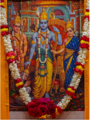 Ram Naam Sankeerthanam followed by Arati and Meditation